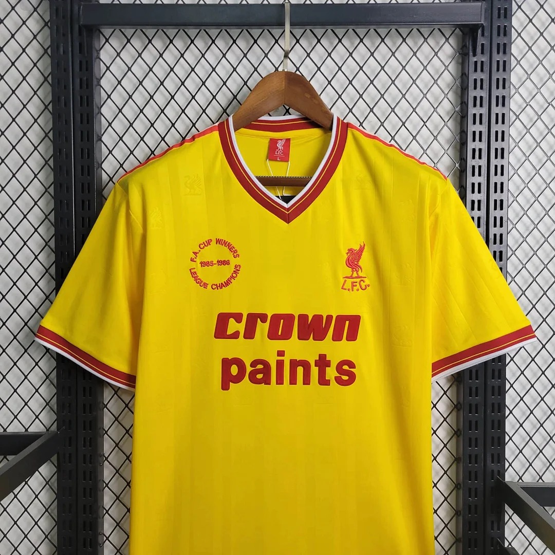 JerseysGala.com | Retro Liver.pool 1986-87 Third Jersey -Customize Name, Number and Patch | Worldwide Shipping