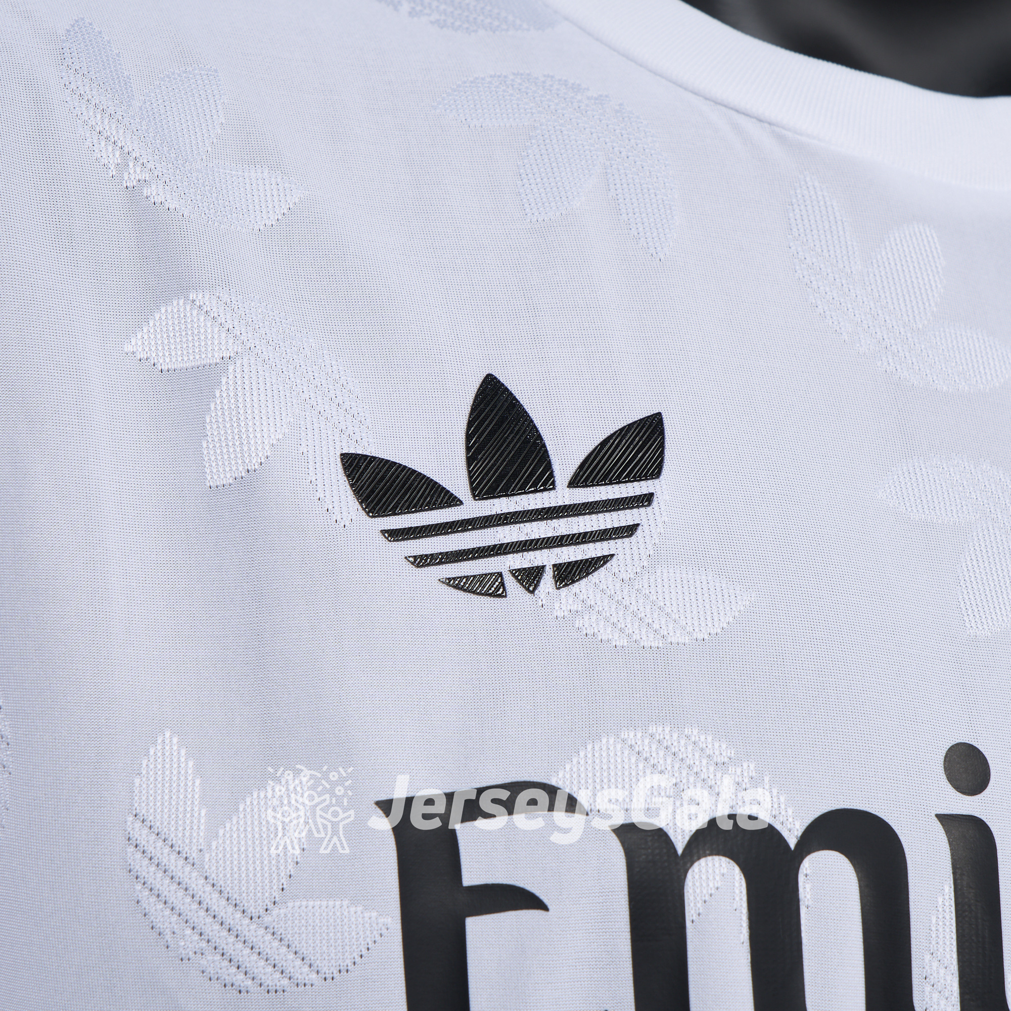 JerseysGala.com | Real Madrid 24-25 Trefoil White Jersey - Player Version -Customize Name, Number and Patch | Worldwide Shipping