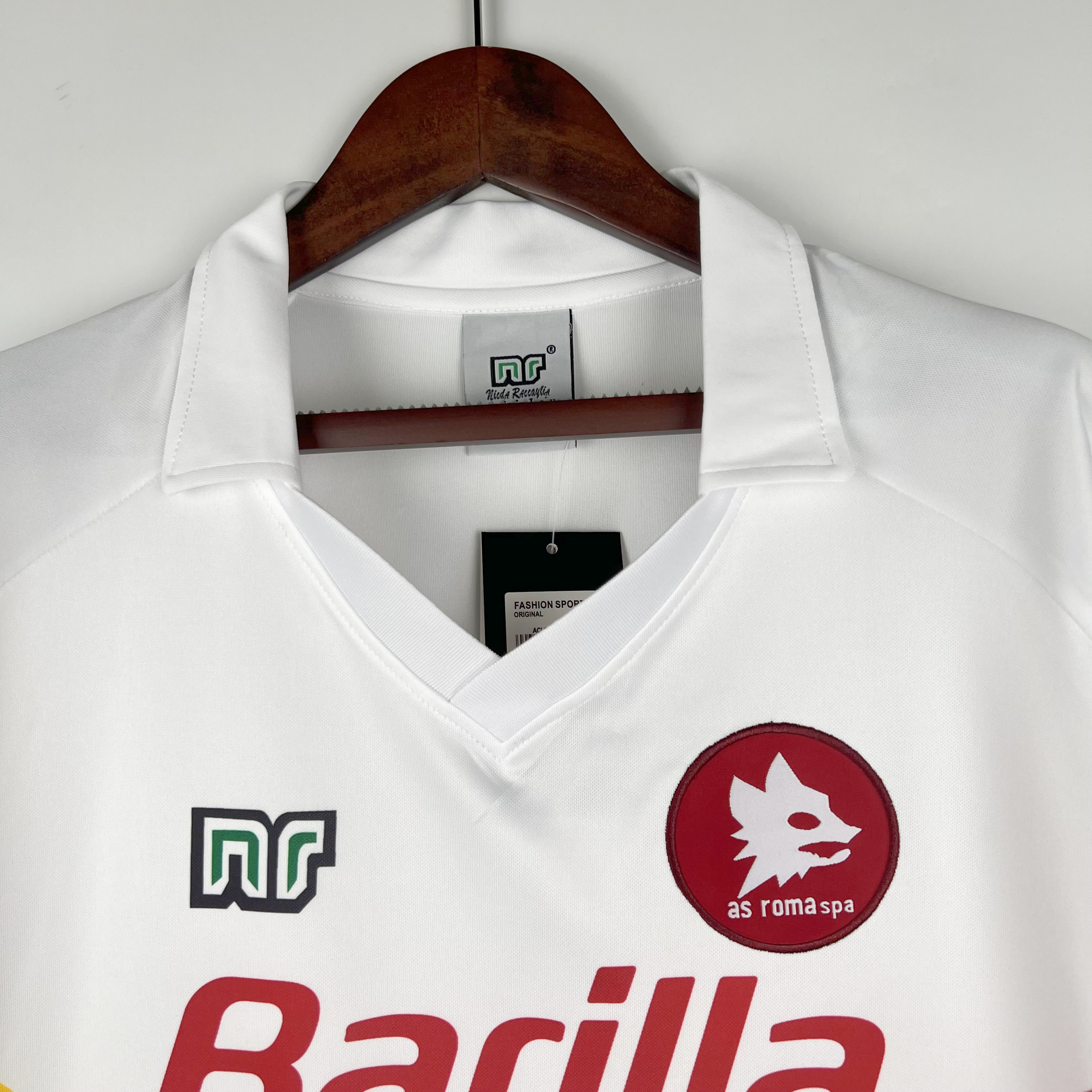 SIUjerseys-Retro Roma 1990-91 Away Stadium Jersey