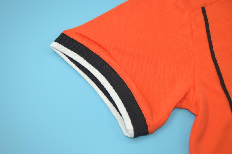 SIUjerseys-Retro Netherlands 1998 Home Stadium Jersey