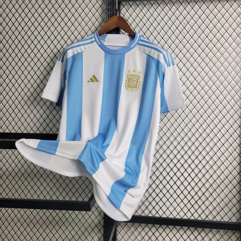 ManixJersey.com | Argentina 2024 Home Stadium Jersey - Fans Version -Customize Name, Number and Patch | Worldwide Shipping