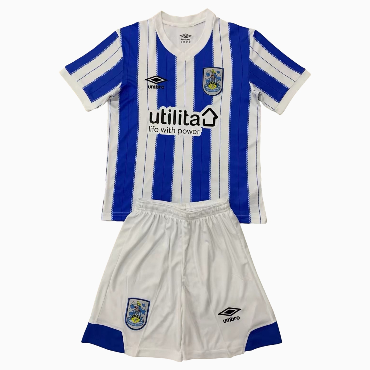 ManixJersey.com | Huddersfield 24-25 Home Kids Kit -Customize Name, Number and Patch | Worldwide Shipping