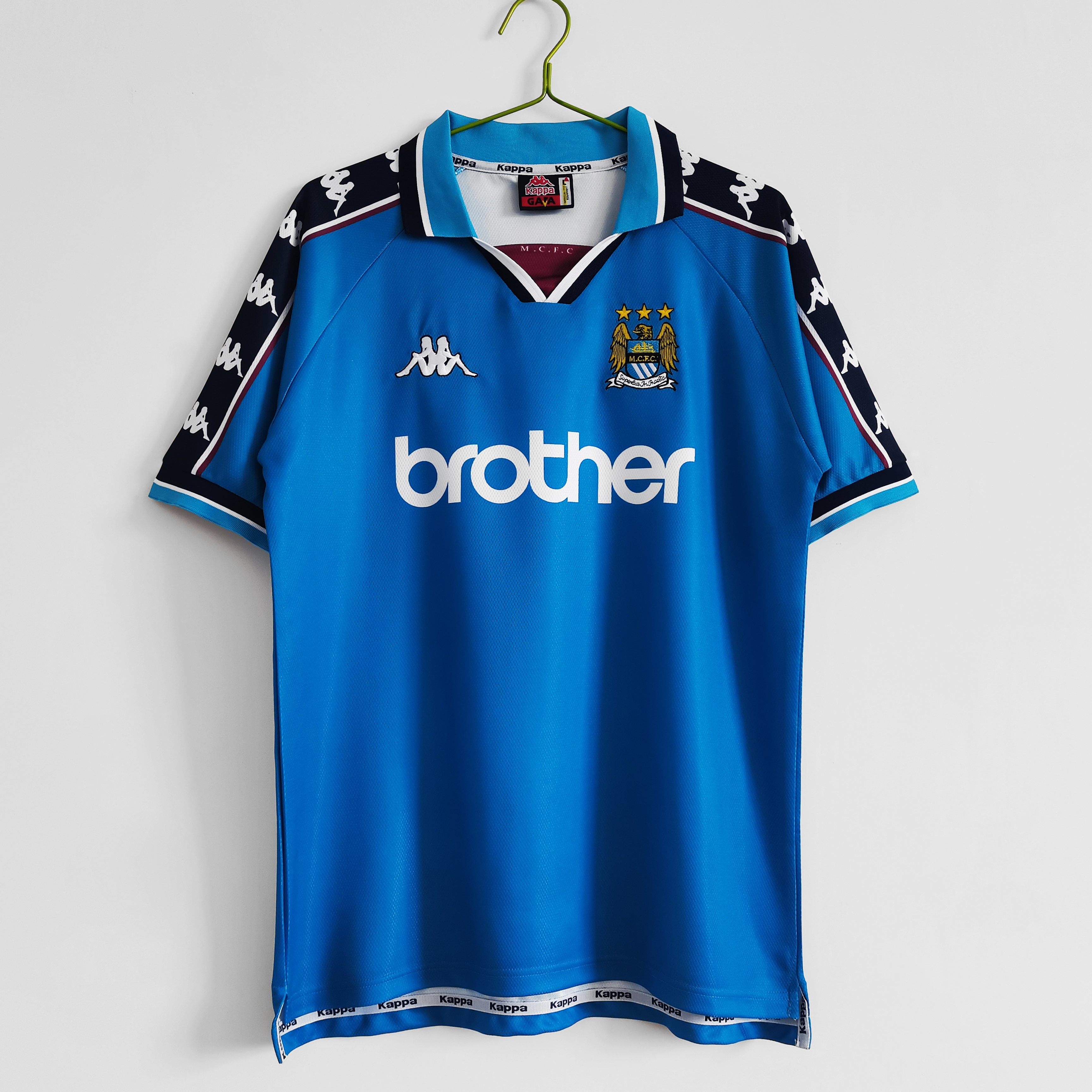 SIUjerseys-Retro Manchester City 1997-98 Home Stadium Jersey