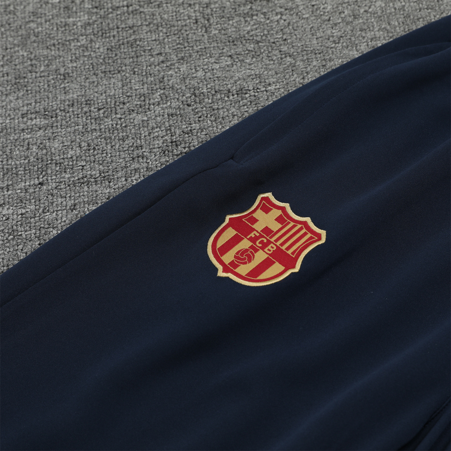 SIUjerseys-Barcelona 24-25 Training Hoodie Set - Red Hoodie and Deep Blue Pants