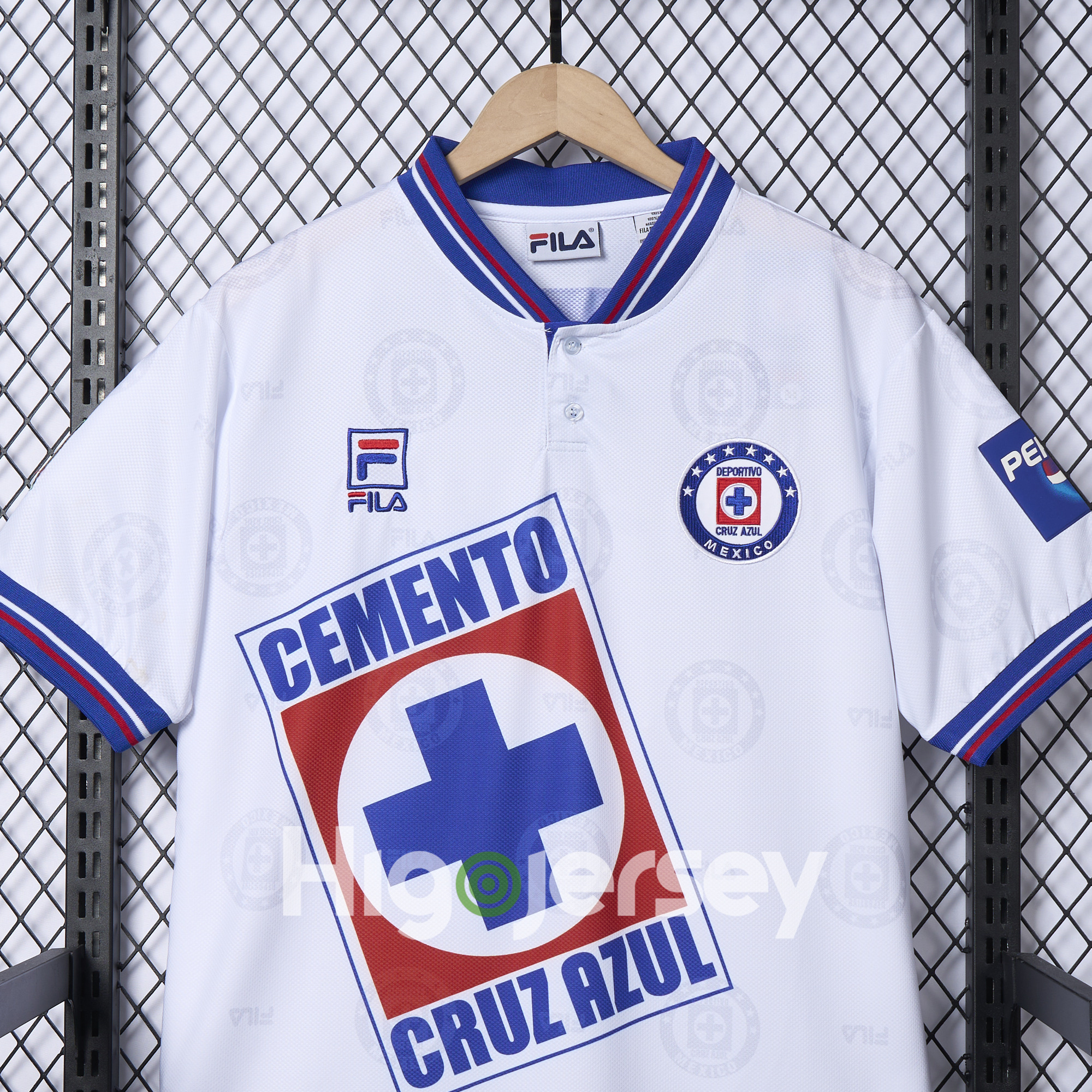 Higojerseys-Retro Cruz Azul 1998-99 Away Jersey - Fans Version