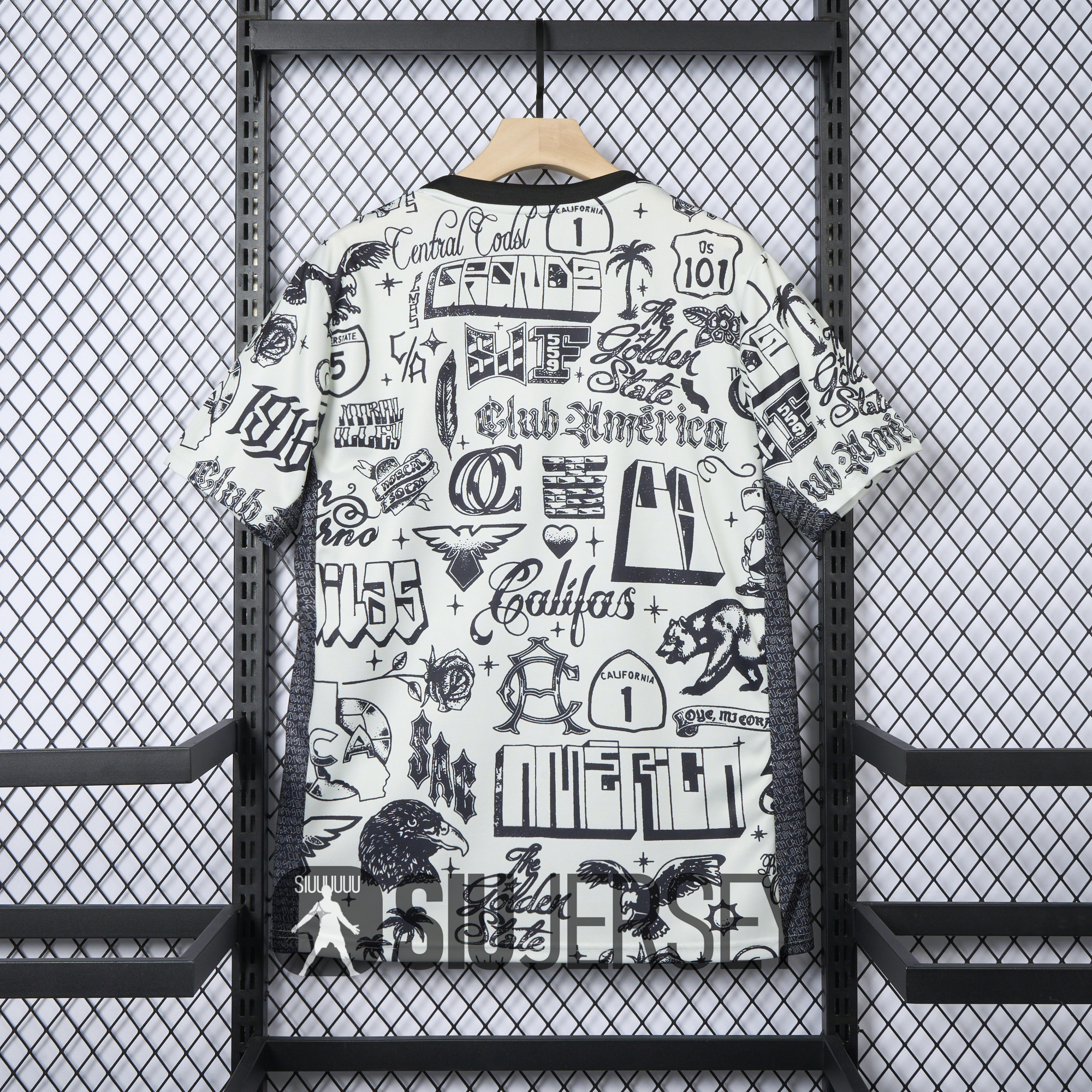 SIUjerseys-Club América 24-25 Pre-match 2 White Training Jersey - Fans Version