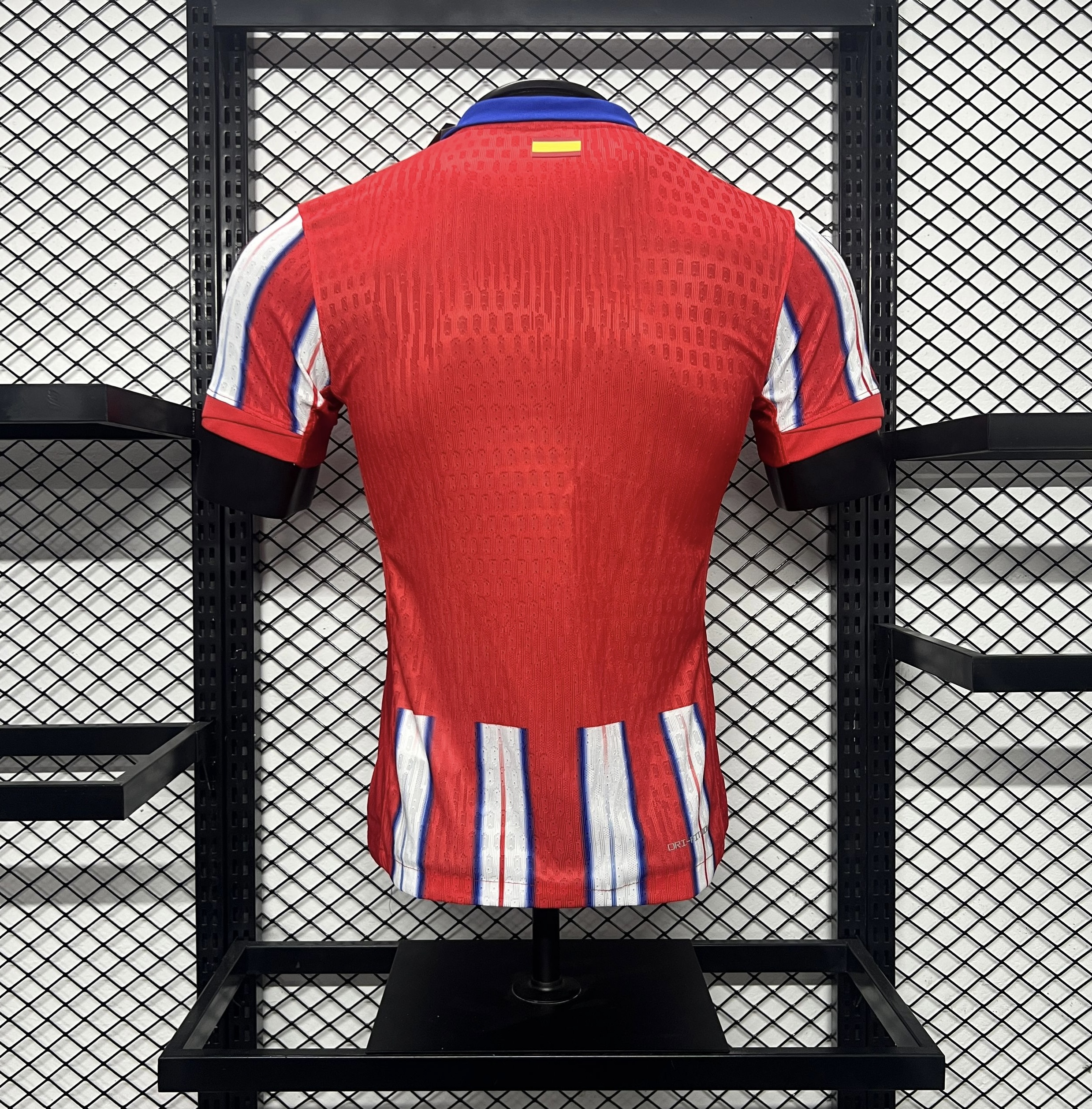 ManixJersey.com | Atletico Madrid 24-25 Home Stadium Jersey - Player Version -Customize Name, Number and Patch | Worldwide Shipping