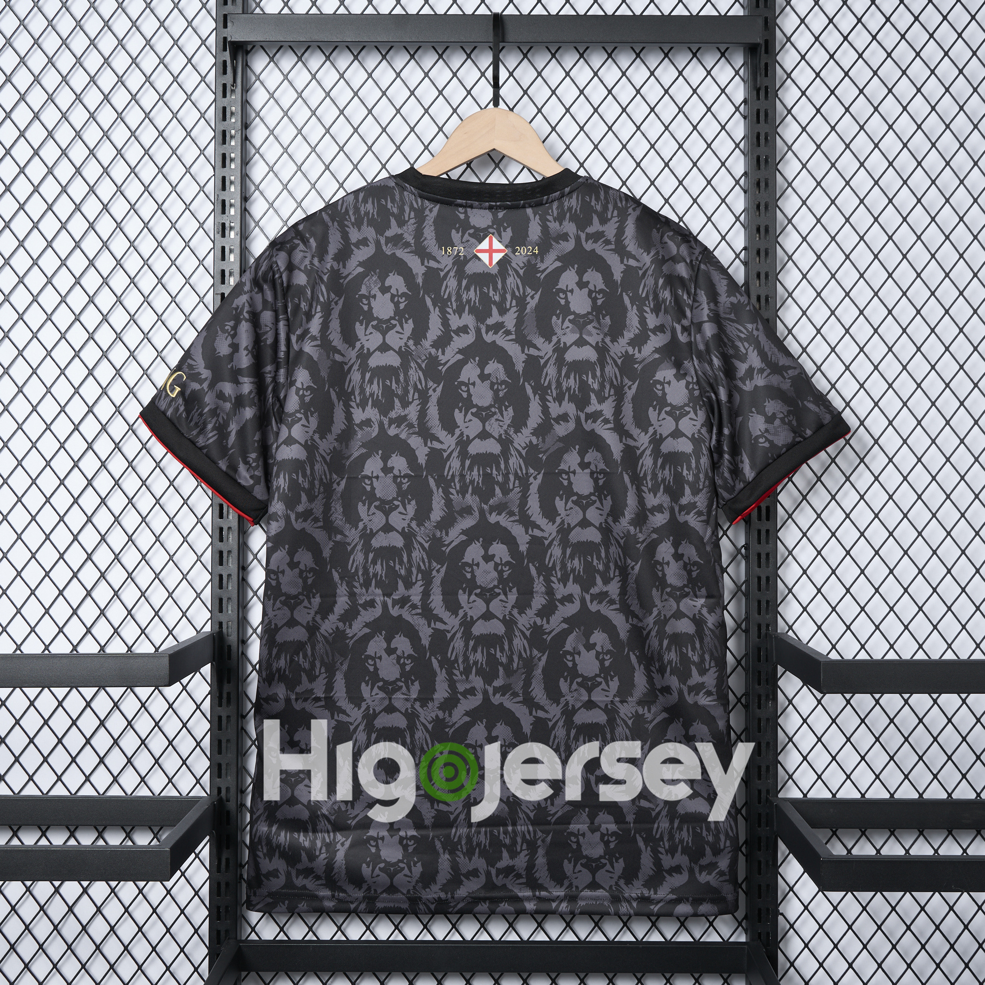 Higojerseys-England 2024 Black The Lions Special Edition Jersey - Fans Version