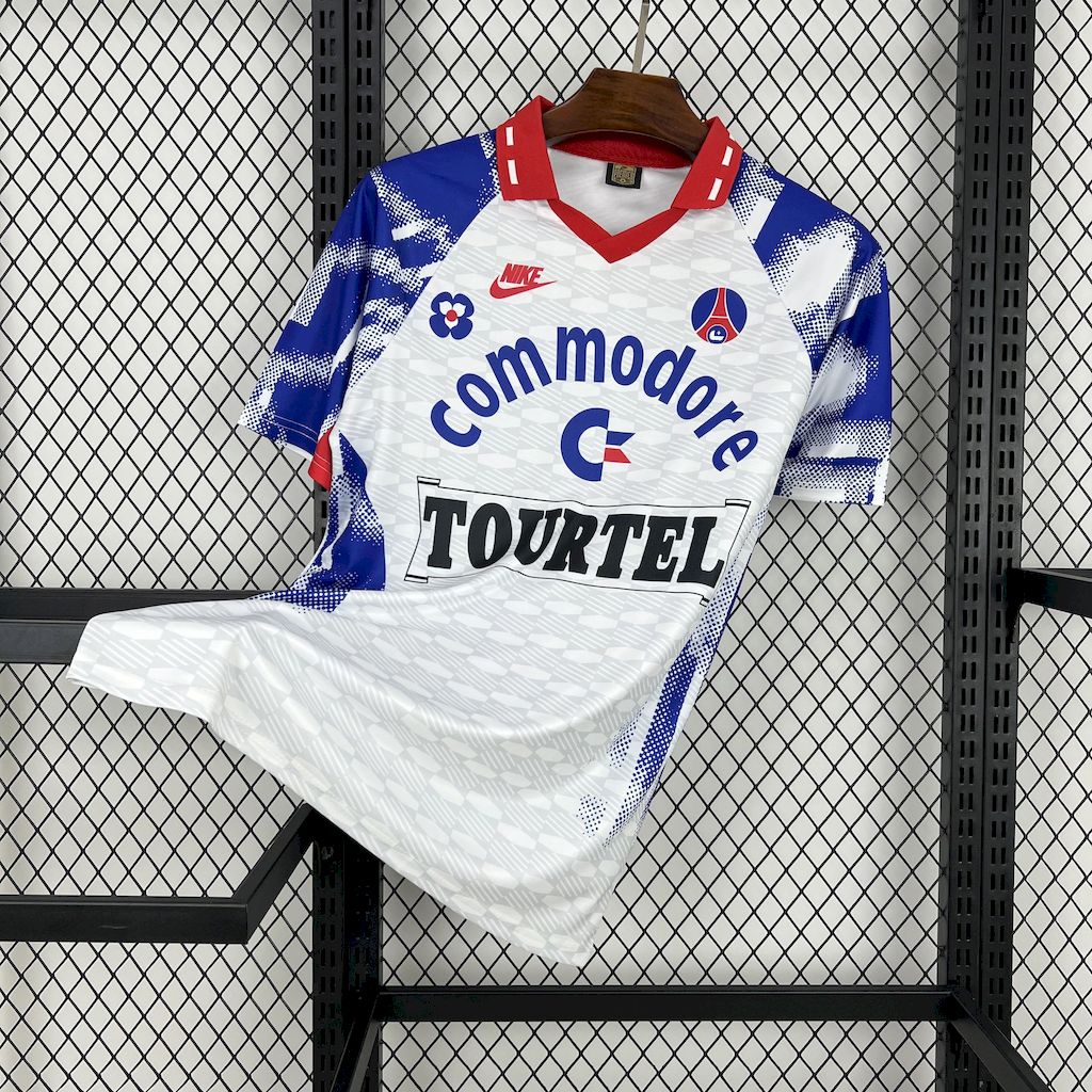 ManixJersey.com | Retro Paris Saint-Germain PSG 1992-93 Home Jersey -Customize Name, Number and Patch | Worldwide Shipping