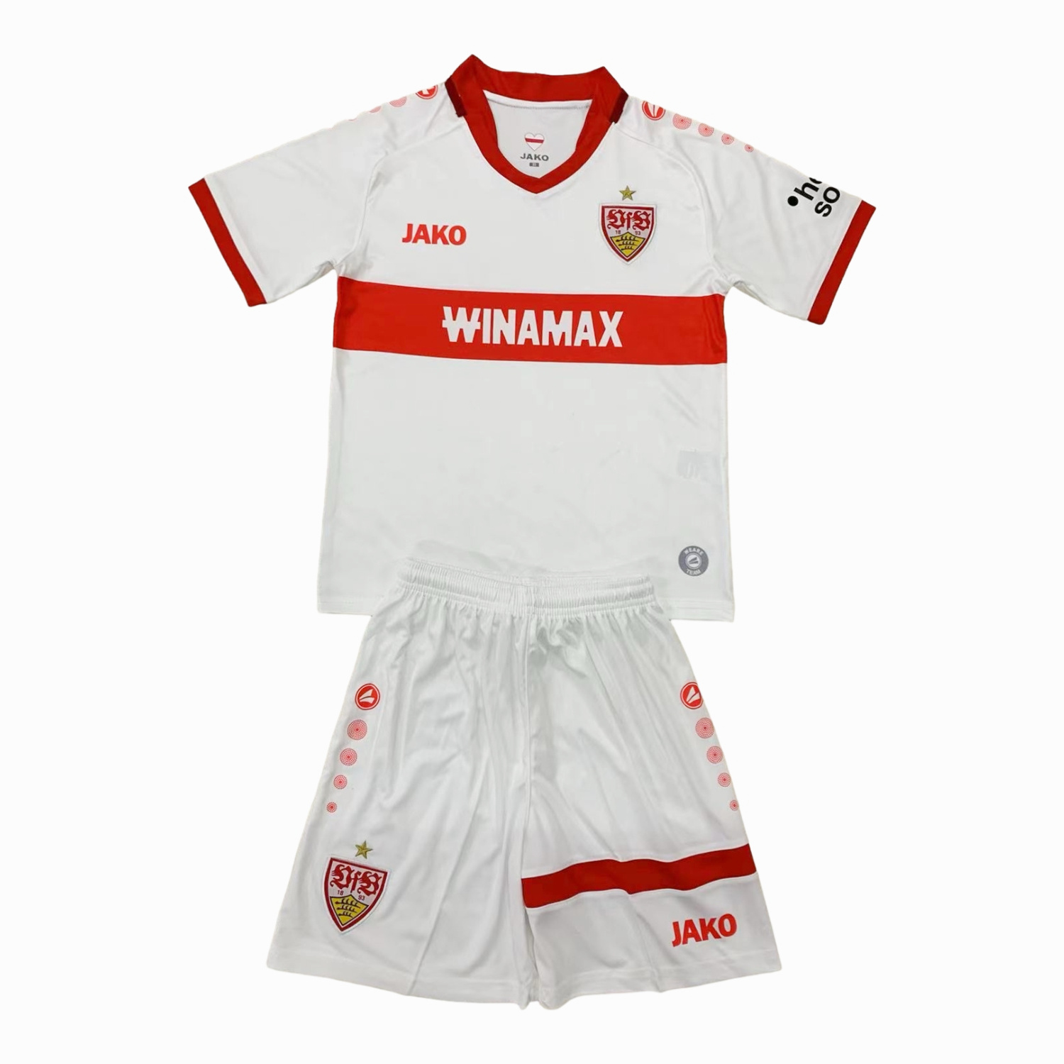 unitedfutballjersey-VfB Stuttgart 24-25 Home Kids Kit