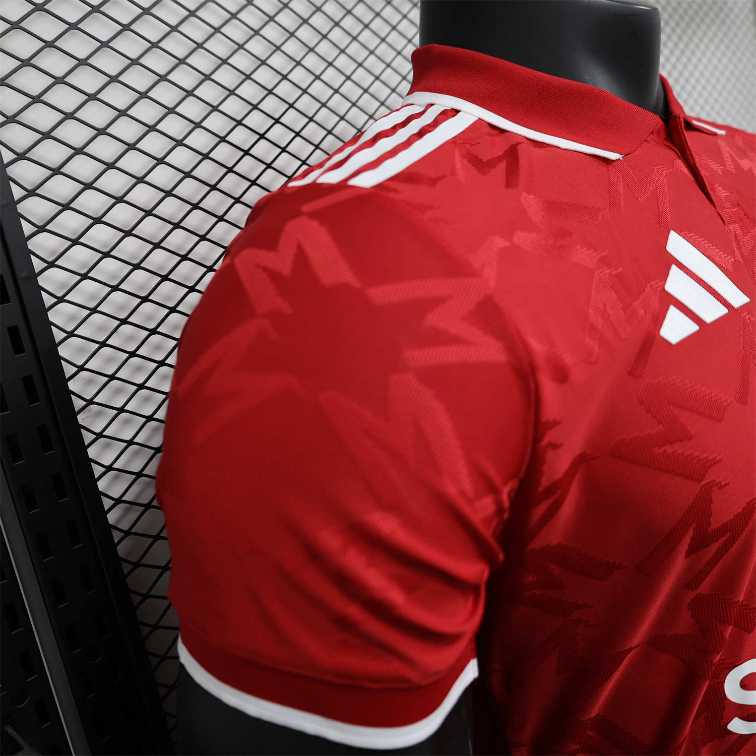 SIUjerseys-Manchester United 24-25 Red POLO Jersey - Player Version