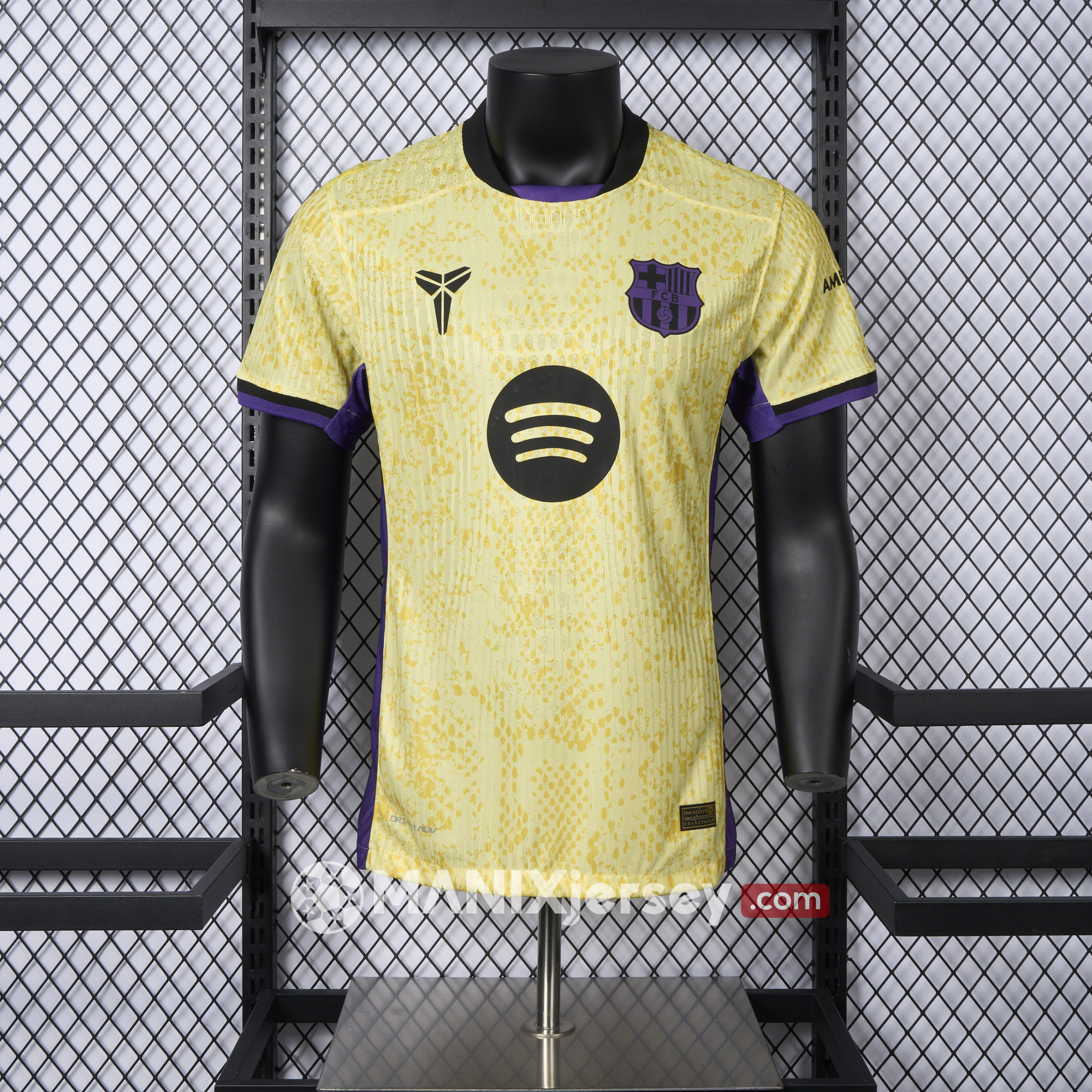 ManixJersey.com | Barcelona 24-25 KOBE Co-branded Jersey - Player Version -Customize Name, Number and Patch | Worldwide Shipping