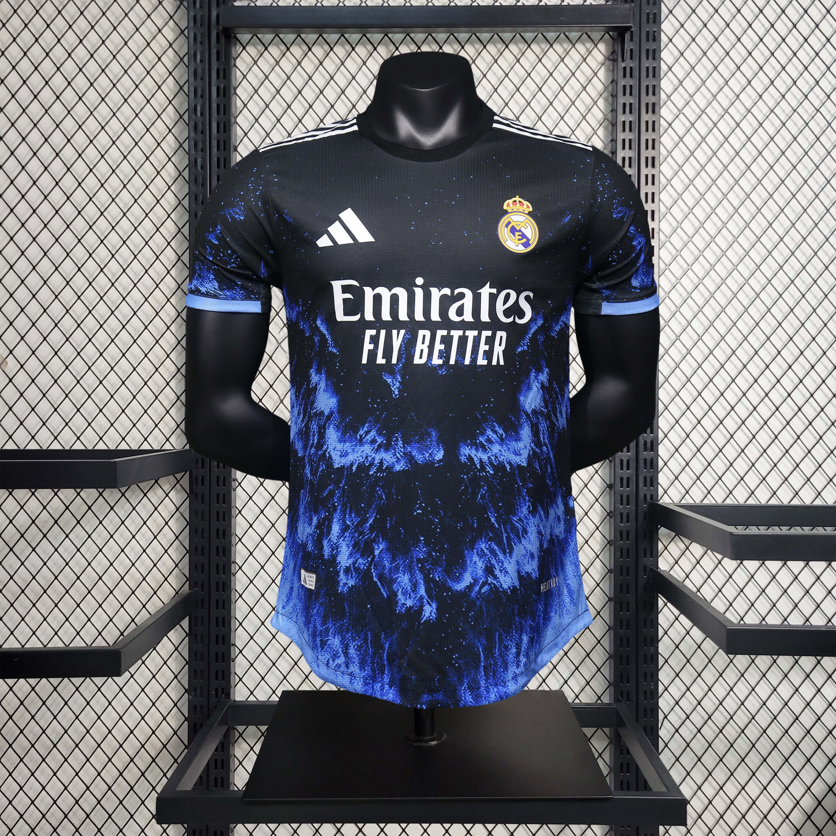 JerseysGala.com | Real Madrid 24-25 Ocean Blue Special Edition Jersey - Player Version -Customize Name, Number and Patch | Worldwide Shipping