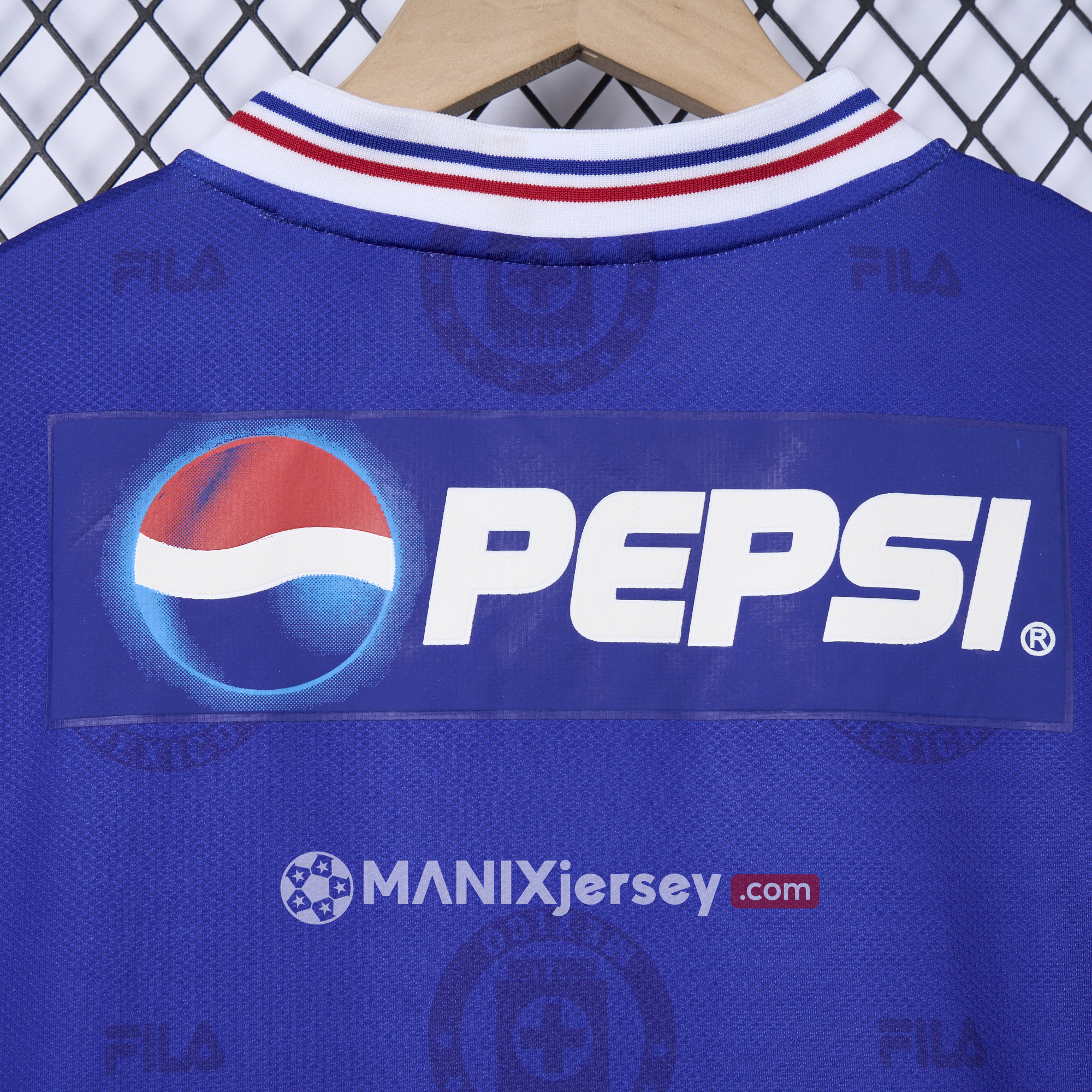 ManixJersey.com | Retro Cruz Azul 1998-99 Home Stadium Jersey - Fans Version -Customize Name, Number and Patch | Worldwide Shipping