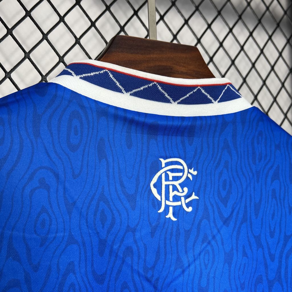 unitedfutballjersey-Retro Glasgow Rangers 1990-92 Home Stadium Jersey