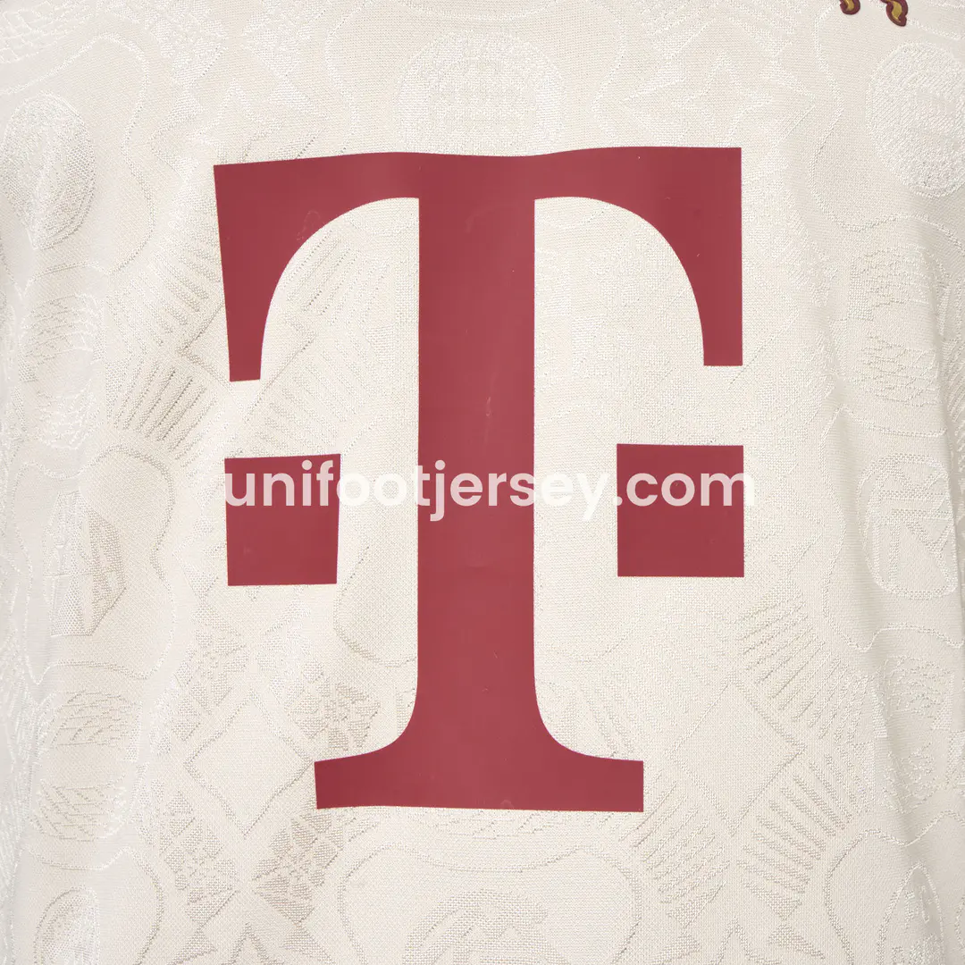 Bayern Munich 2025 Apricot 125th Anniversary Jersey - Player Version:football jersey mysite: unitedjerseyfootball 邓江浪:football