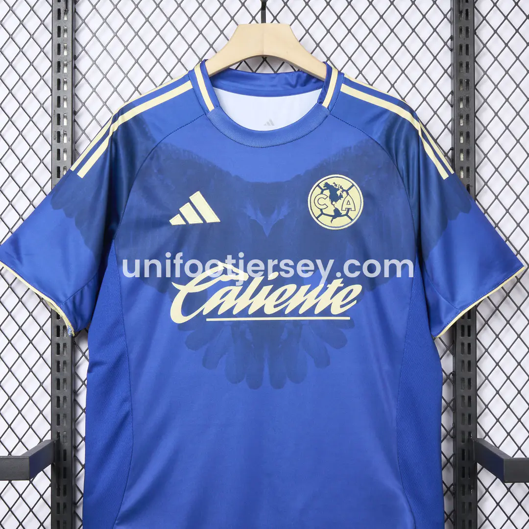 Club América 25-26 Blue Eagle Pattern Special Edition Jersey - Fans Version:football jersey mysite: unitedjerseyfootball 邓江浪:football