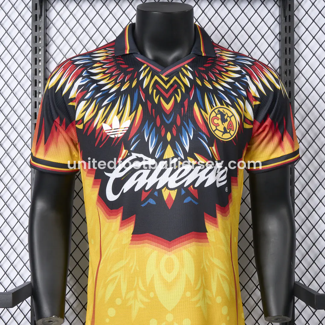 Club América 25-26 LAS AGUILAS Yellow Special Edition Jersey - Player Version:football jersey mysite: unitedjerseyfootball 邓江浪:football