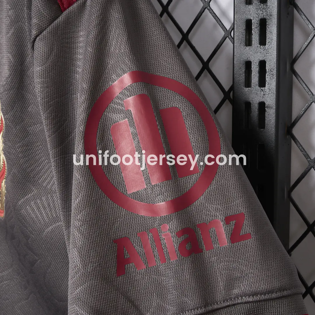 Bayern Munich 2025 Grey 125th Anniversary Jersey - Fans Version:football jersey mysite: unitedjerseyfootball 邓江浪:football