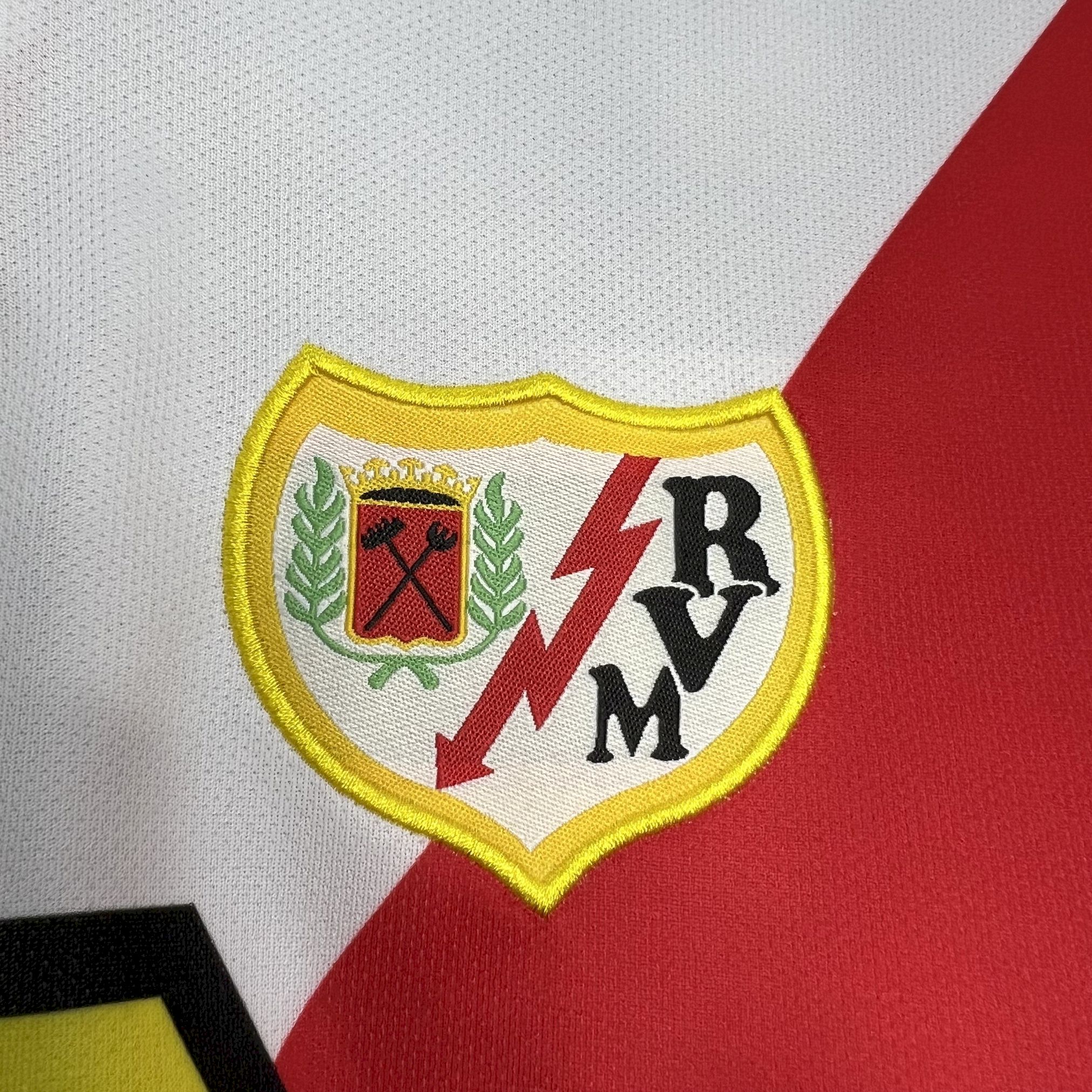 ManixJersey.com | Retro Rayo Vallecano 2001-02 Home Jersey -Customize Name, Number and Patch | Worldwide Shipping