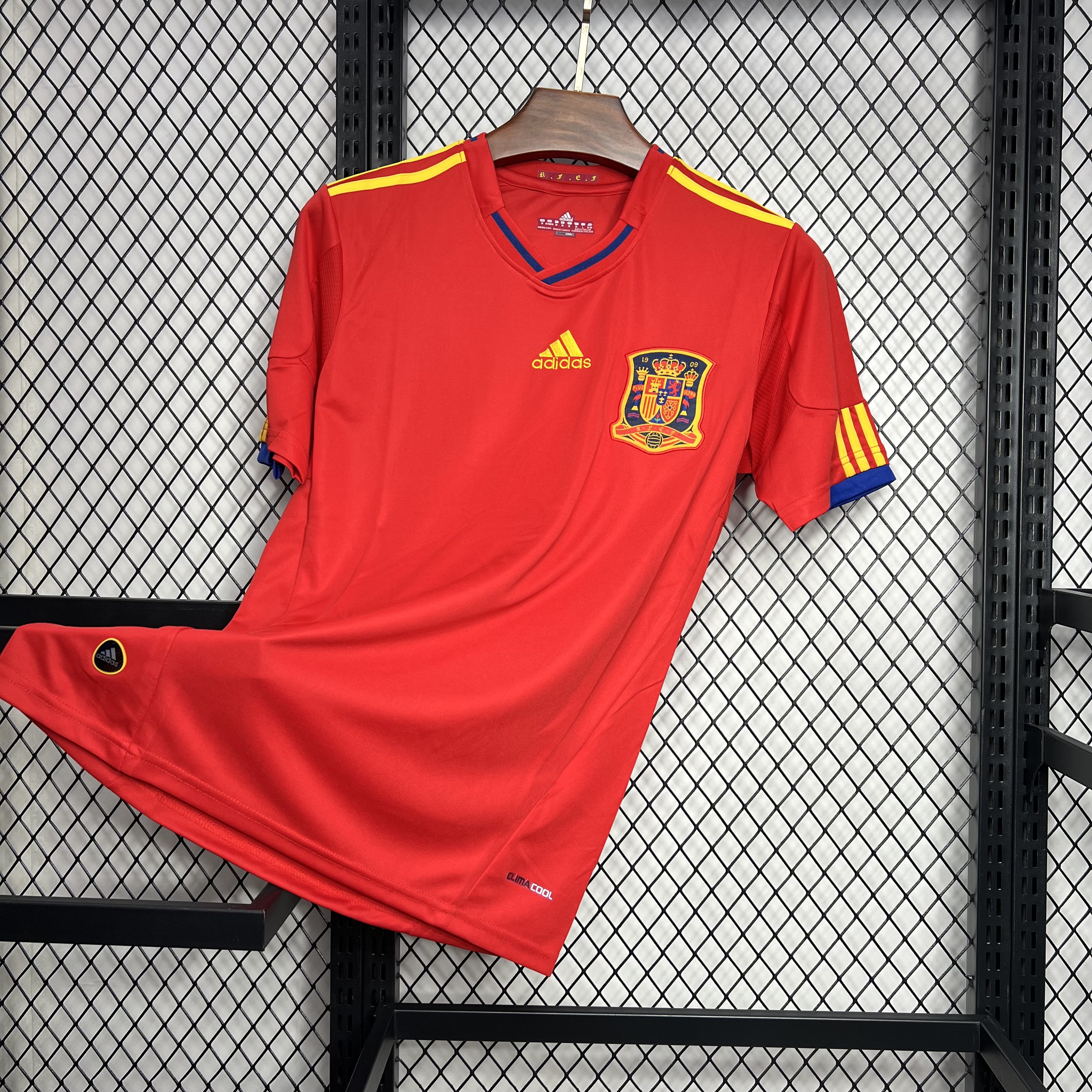 JerseysGala.com | Retro Spain 2010 Home Stadium Jersey -Customize Name, Number and Patch | Worldwide Shipping