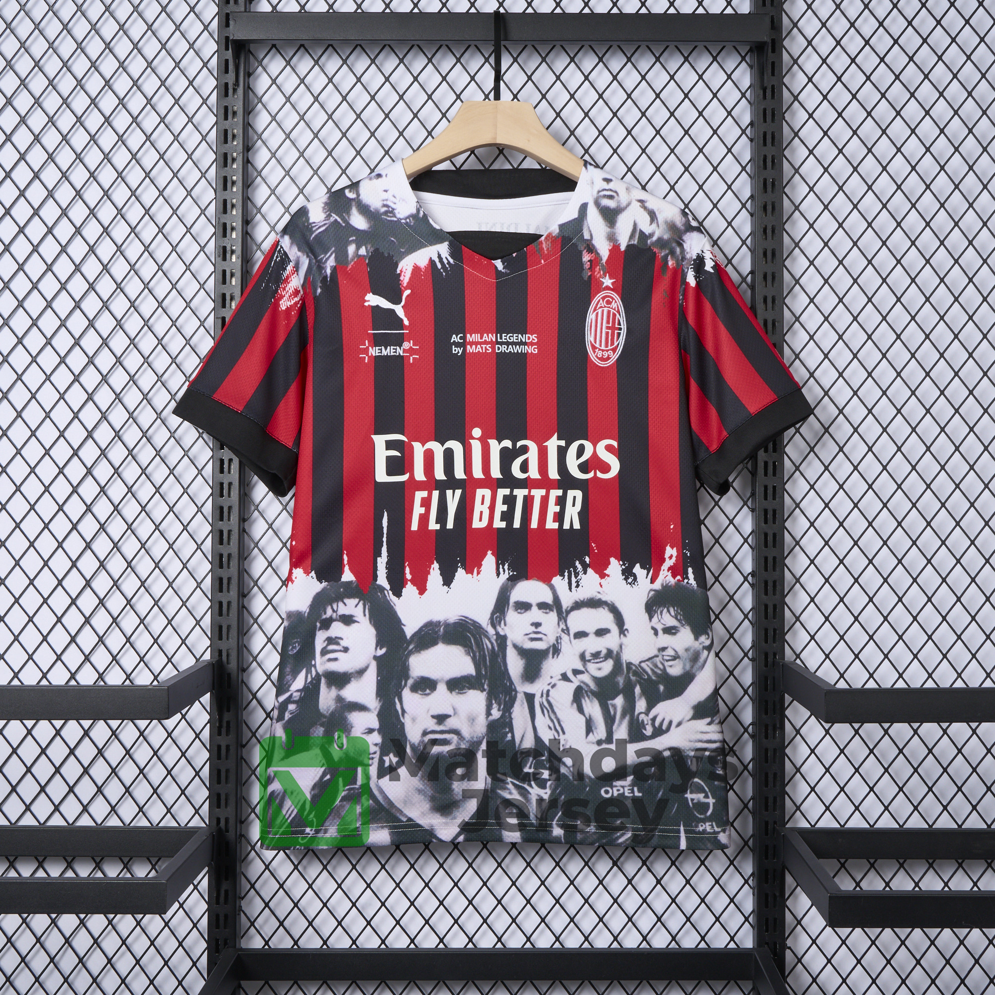 GlobeJersey-Retro AC Milan 22-23 Legendary Stars Special Edition Jersey - Fans Version