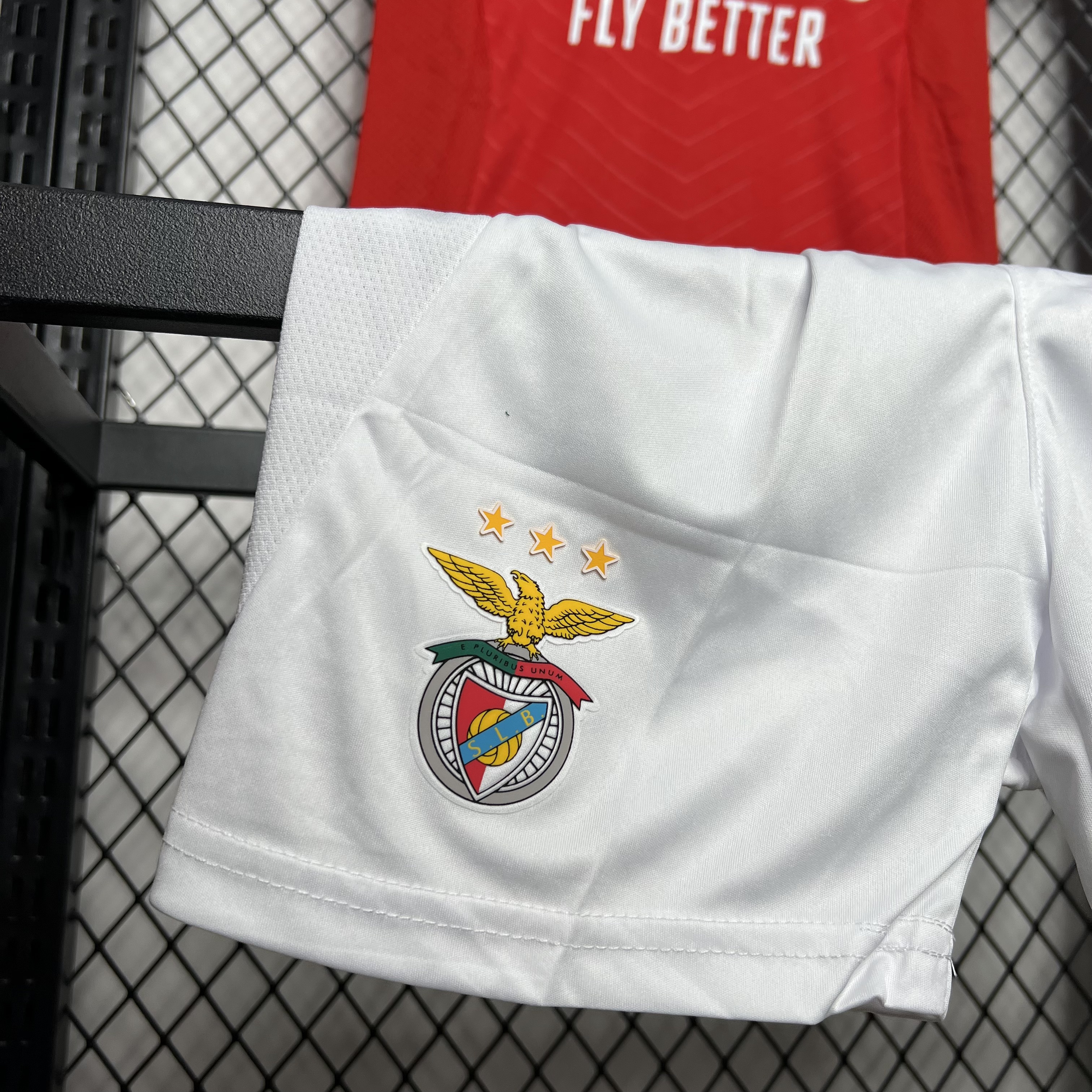 ManixJersey.com | Benfica 24-25 Home Stadium Kids Kit -Customize Name, Number and Patch | Worldwide Shipping