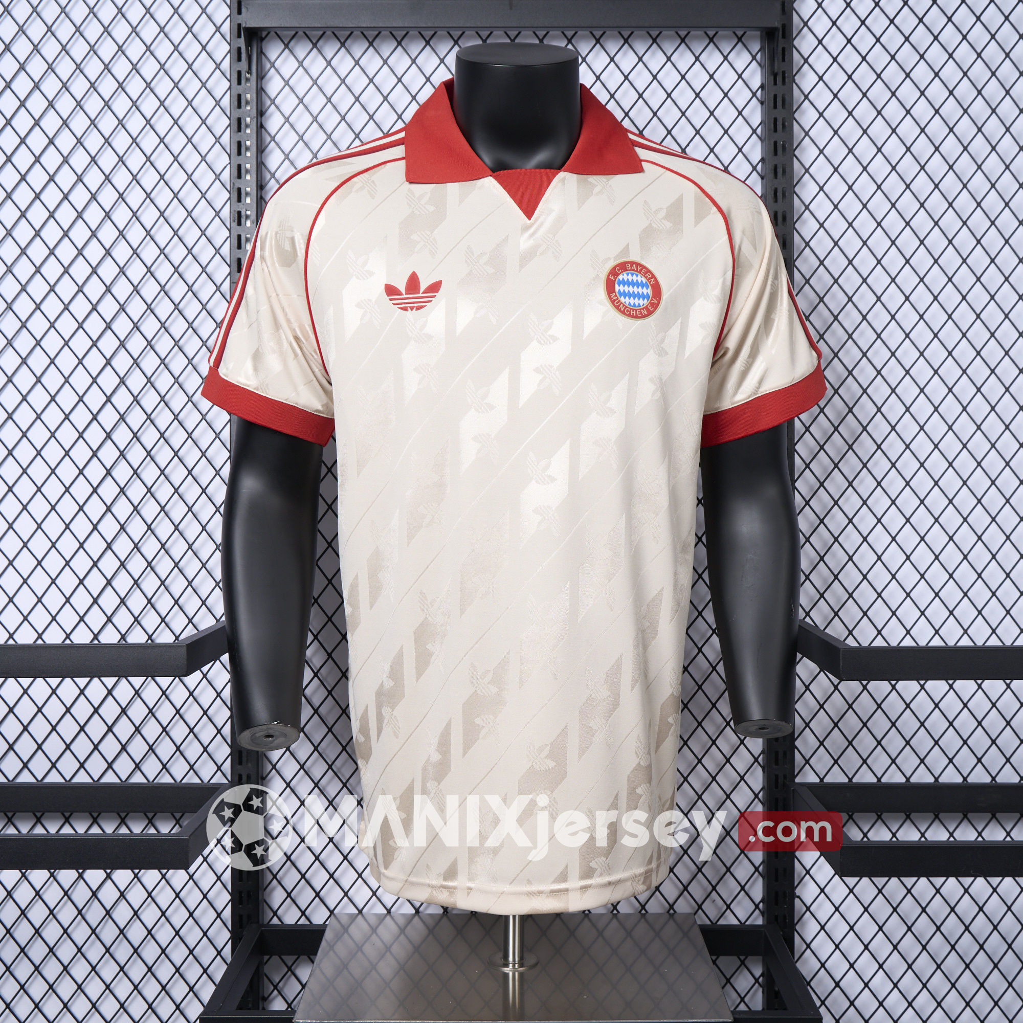 ManixJersey.com | Bayern Munich 24-25 Originals LFSTLR Off White Jersey - Player Version -Customize Name, Number and Patch | Worldwide Shipping