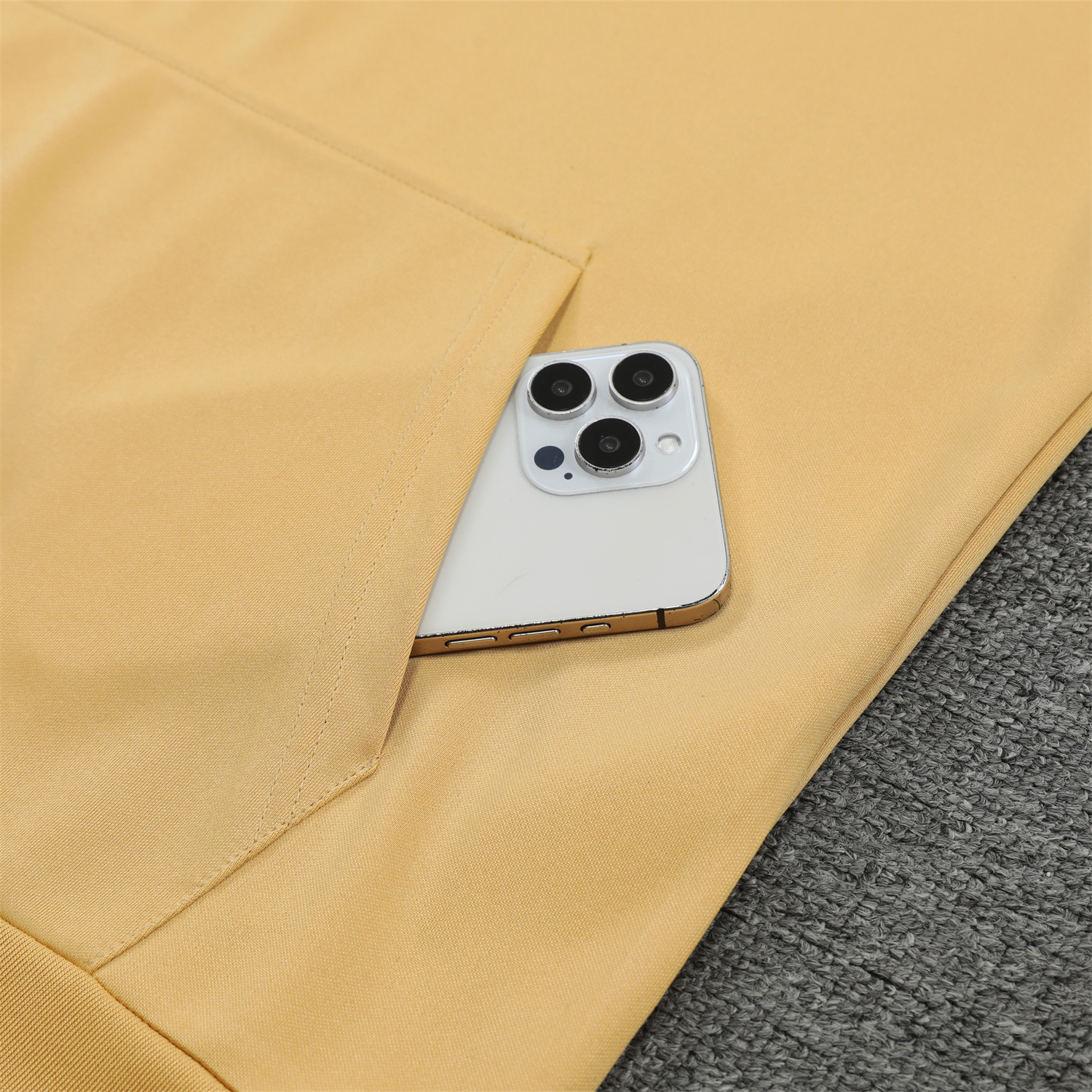 SIUjerseys-Barcelona 24-25 Training Hoodie Set - Khaki Hoodie and Black Pants