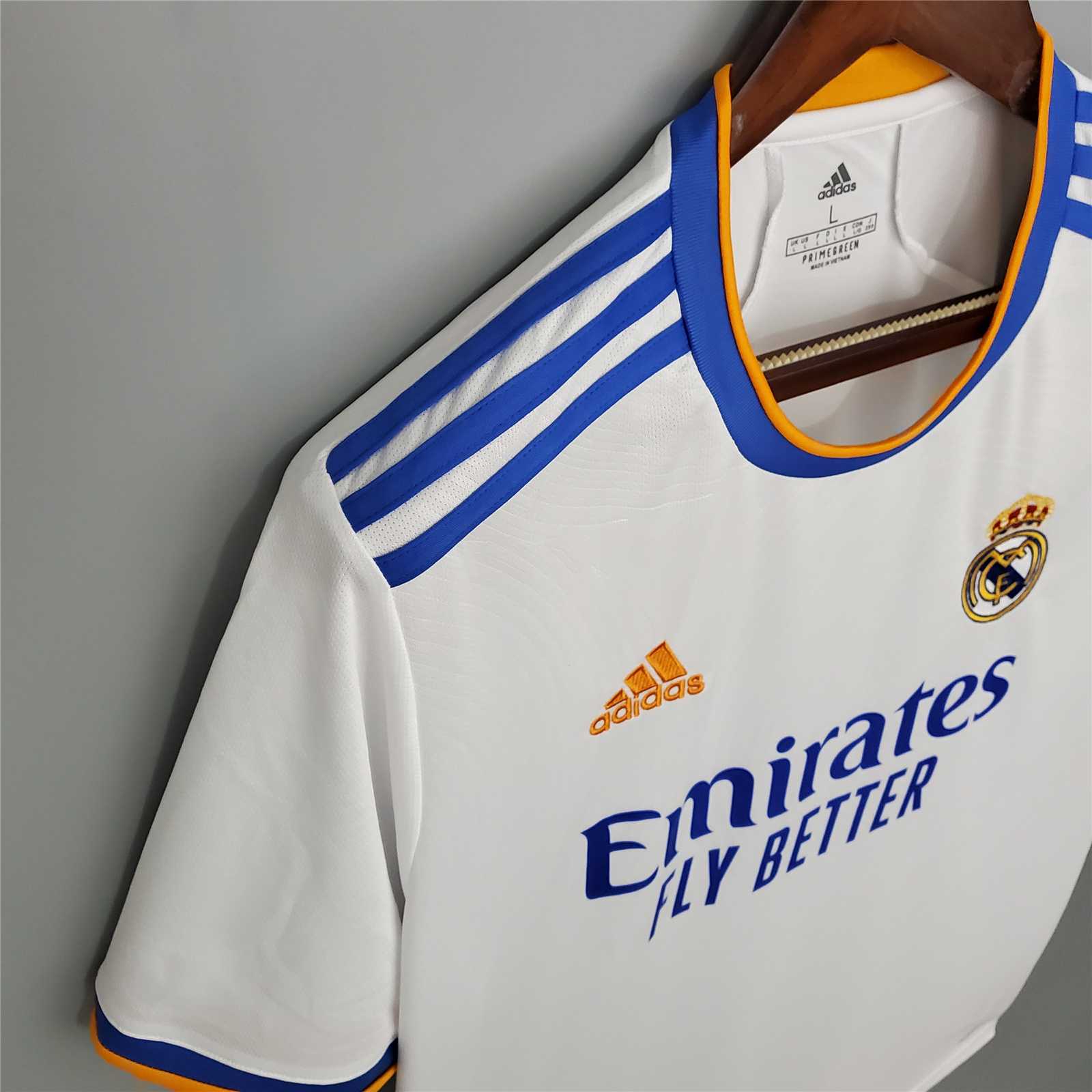 ManixJersey.com | Real Madrid Retro 21-22 Home Jersey -Customize Name, Number and Patch | Worldwide Shipping