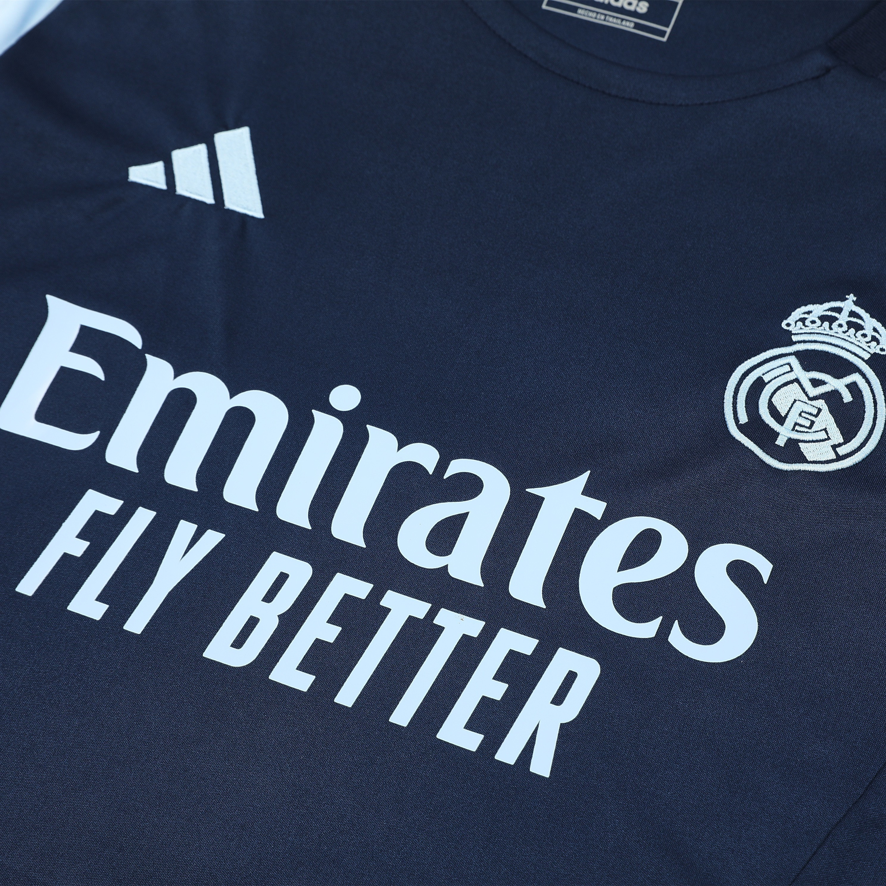 JerseysGala.com | Real Madrid 24-25 Short-Sleeve Training Set - Royal Blue Top & Shorts -Customize Name, Number and Patch | Worldwide Shipping