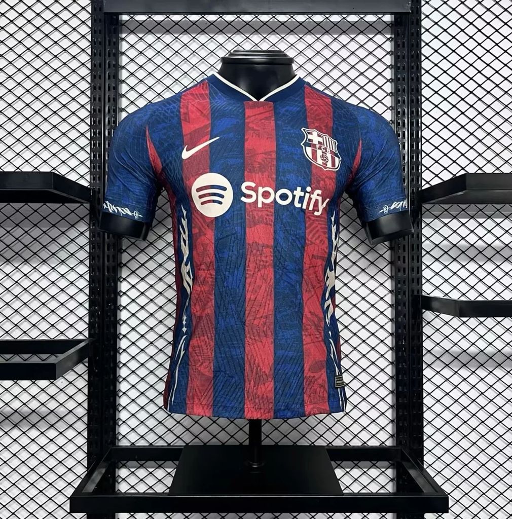 ManixJersey.com | Barcelona 24-25 Limited Edition Jersey - Player Version -Customize Name, Number and Patch | Worldwide Shipping