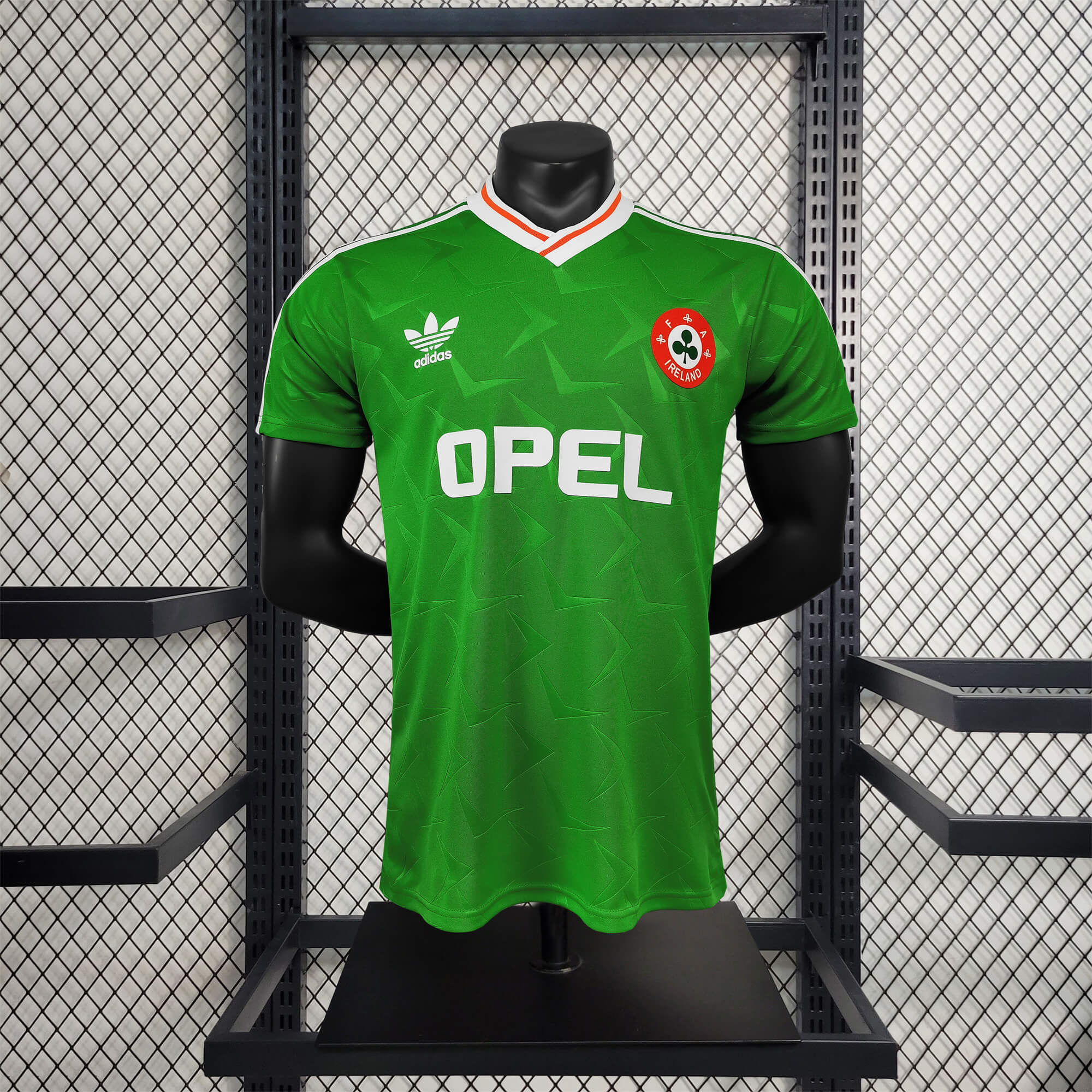 ManixJersey.com | Retro Ireland 1990 Home Stadium Jersey -Customize Name, Number and Patch | Worldwide Shipping