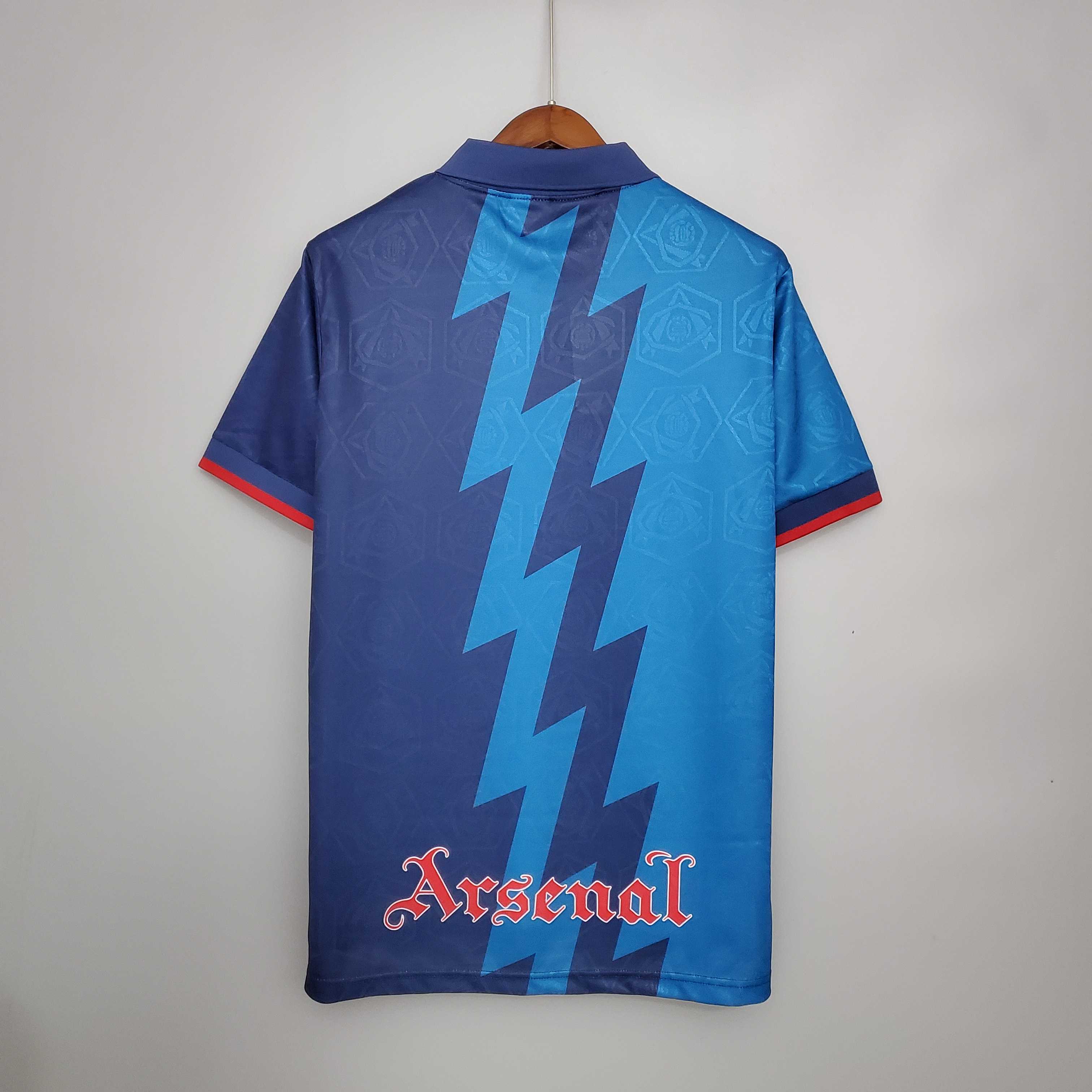 ManixJersey.com | Retro Arsenal 95-96 Away Stadium Jersey -Customize Name, Number and Patch | Worldwide Shipping