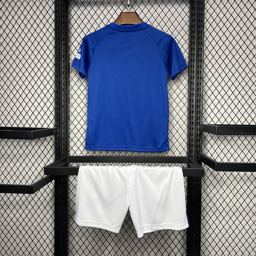 JerseysGala.com | Glasgow Rangers 24-25 Home Stadium Kids Kit -Customize Name, Number and Patch | Worldwide Shipping