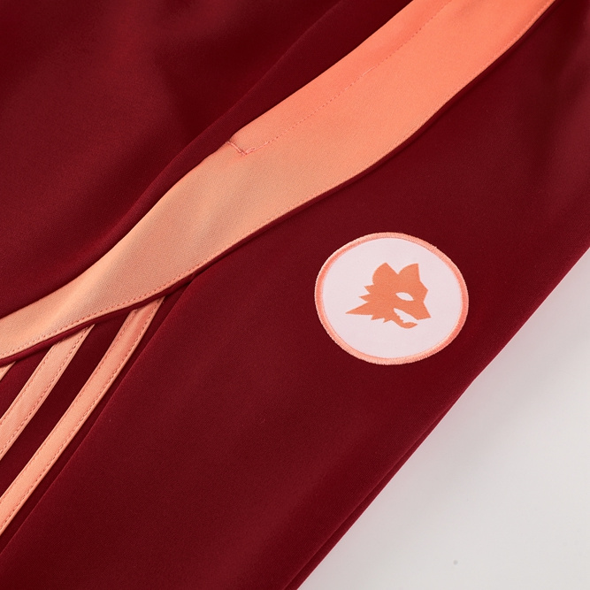 unitedfutballjersey-AS Roma 24-25 Originals LFSTLR Jacket Training Tracksuit - White Top and Red Pant