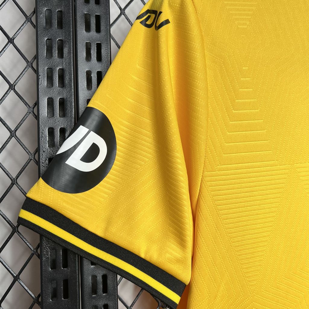 ManixJersey.com | Wolverhampton Wanderers Wolves 24-25 Home Jersey - Fans Version -Customize Name, Number and Patch | Worldwide Shipping