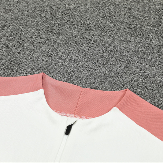 SIUjerseys-Paris Saint-Germain PSG X JD 24-25 Long Sleeve Training Set - Player Version - White Top and Black Pants