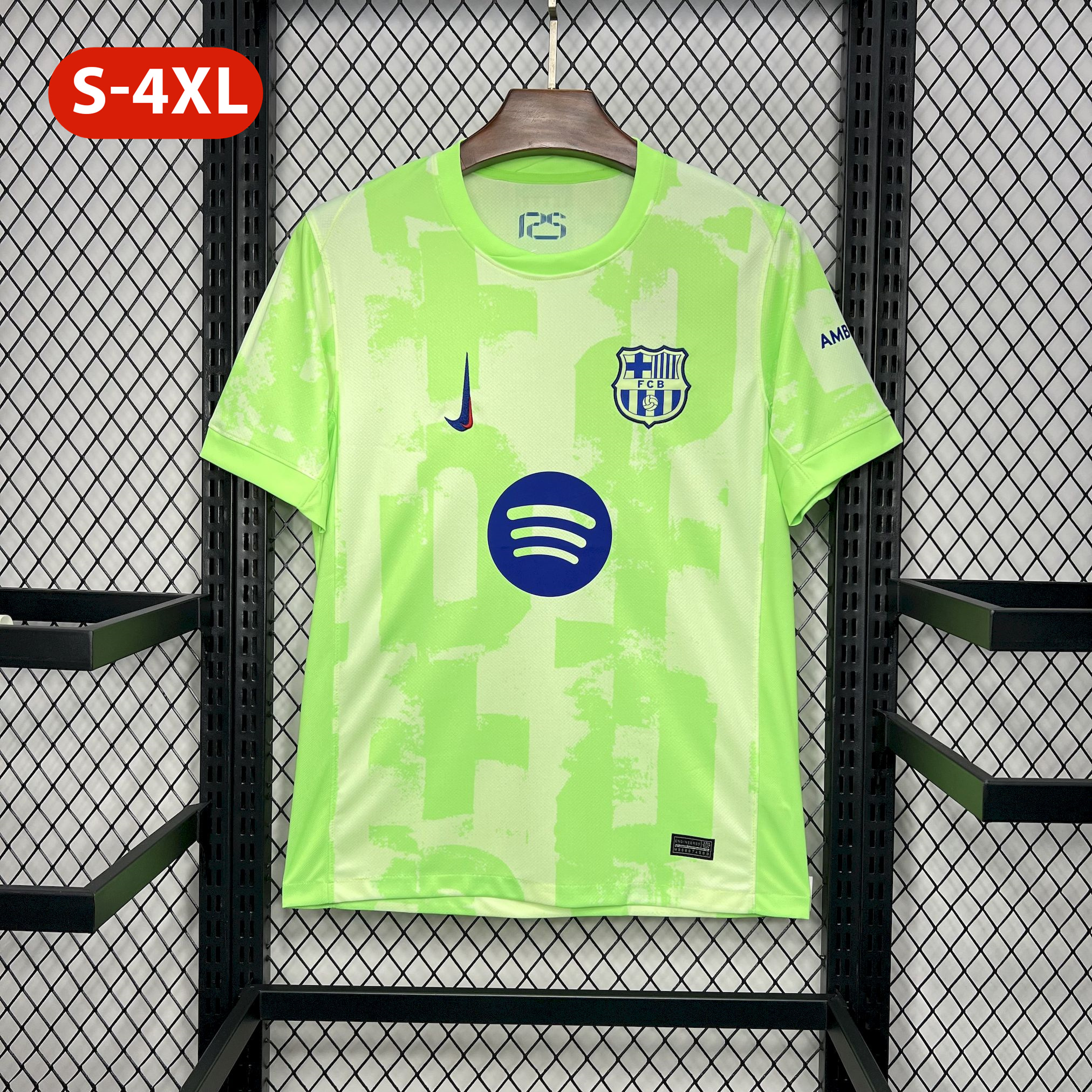 unitedfutballjersey-Barcelona 24-25 Third Jersey with Big Logo - Fans Version