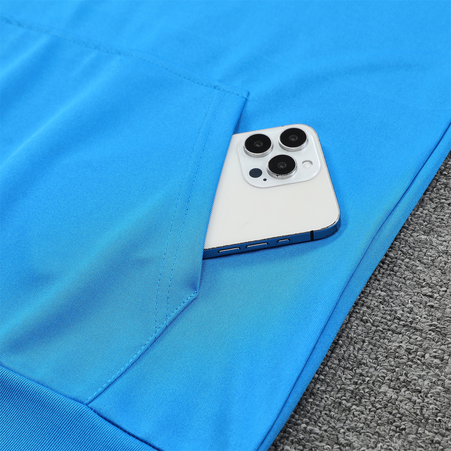 ManixJersey.com | C.H.E.L.S.E.A 24-25 Training Hoodie Set - Blue Hoodie and Deep Blue Pants -Customize Name, Number and Patch | Worldwide Shipping