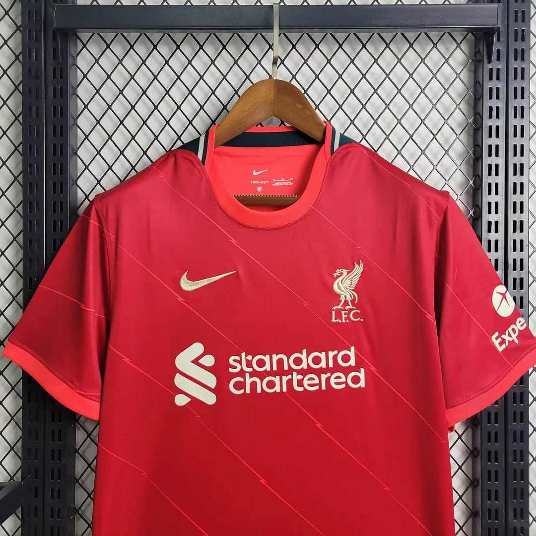 JerseysGala.com | Retro Liver.pool 21-22 Home Stadium Jersey - Fans Version -Customize Name, Number and Patch | Worldwide Shipping