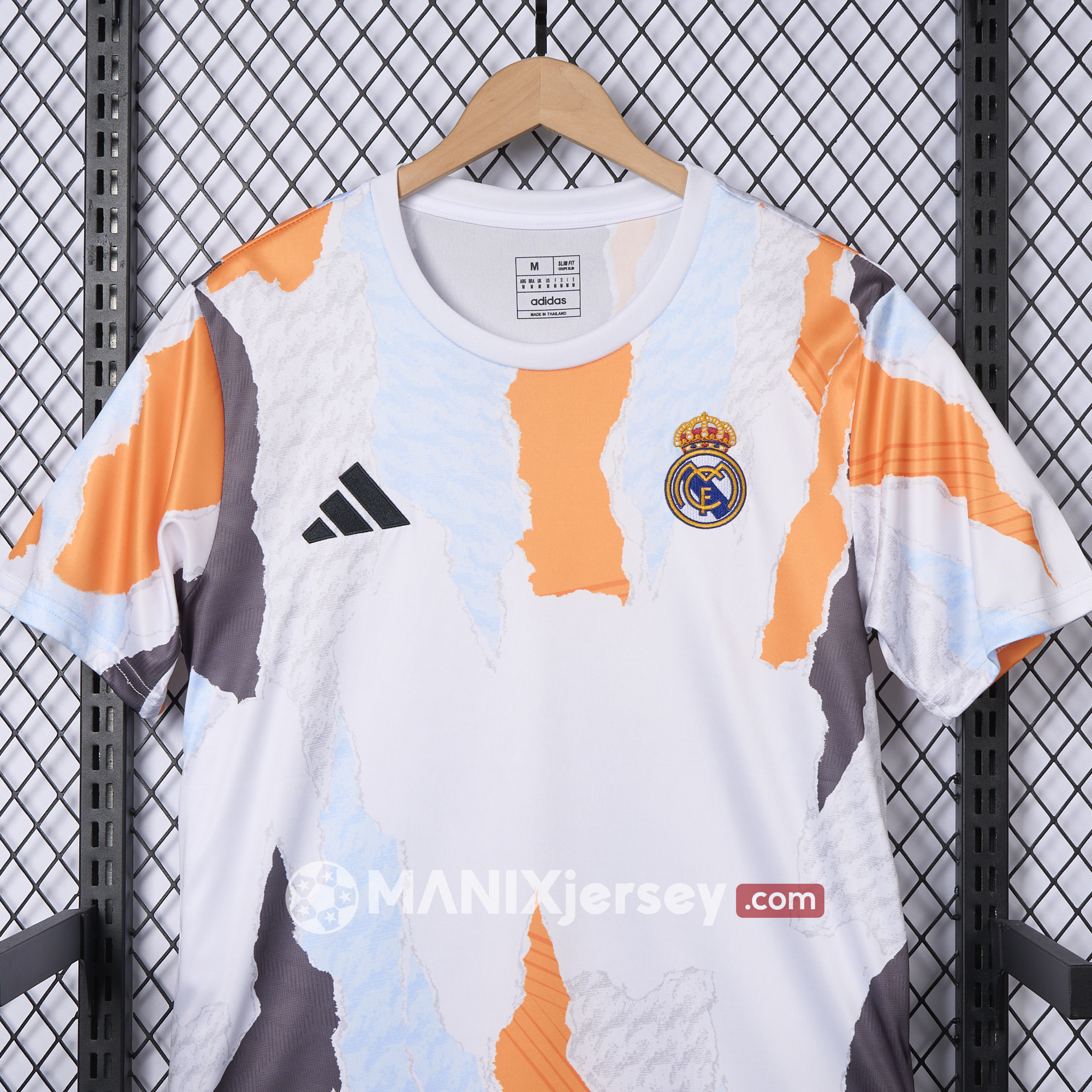 ManixJersey.com | Real Madrid 24-25 Pre-Match 2 Jersey - Fans Version -Customize Name, Number and Patch | Worldwide Shipping