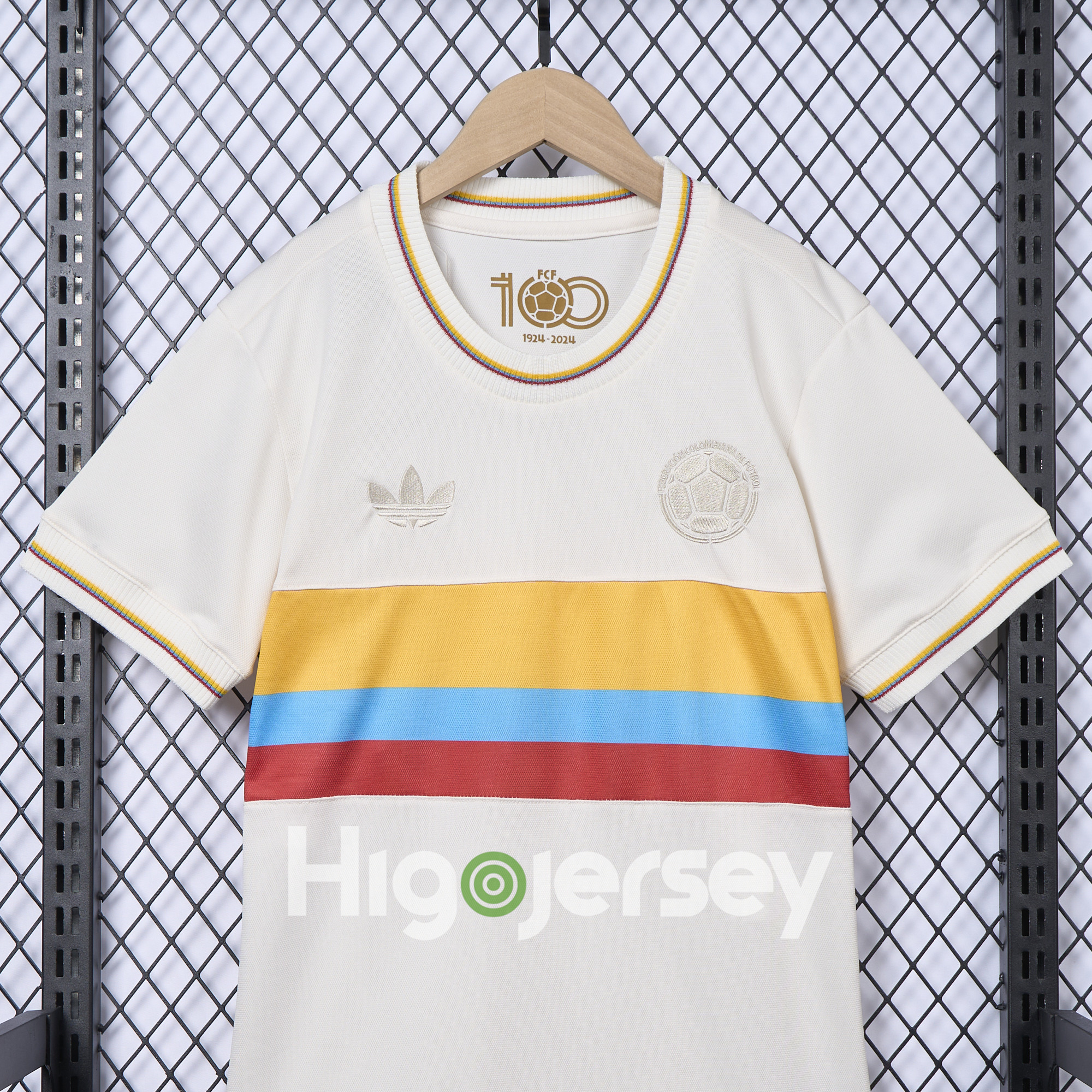 Higojerseys-Women's Colombia 2024 100th Anniversary Jersey