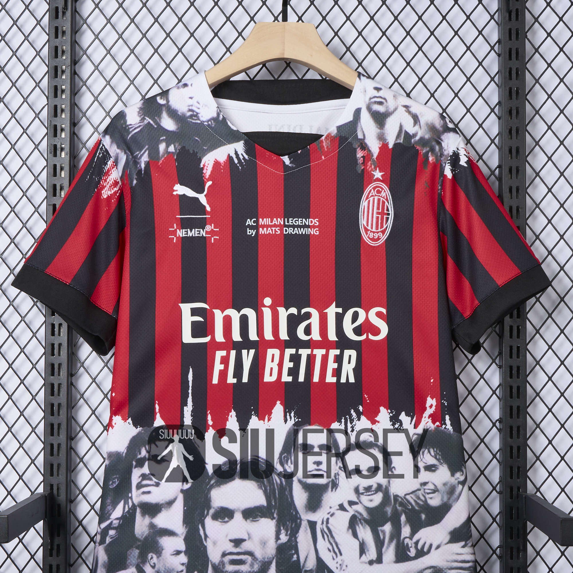 SIUjerseys-Retro AC Milan 22-23 Legendary Stars Special Edition Jersey - Fans Version