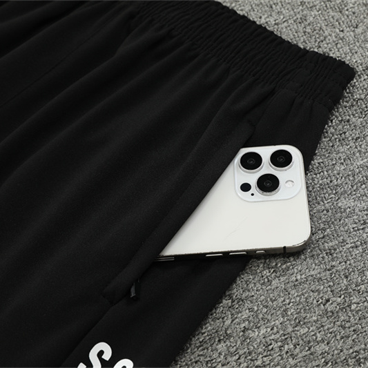 SIUjerseys-Napoli 24-25 Long Sleeve Training Set - Black Blue