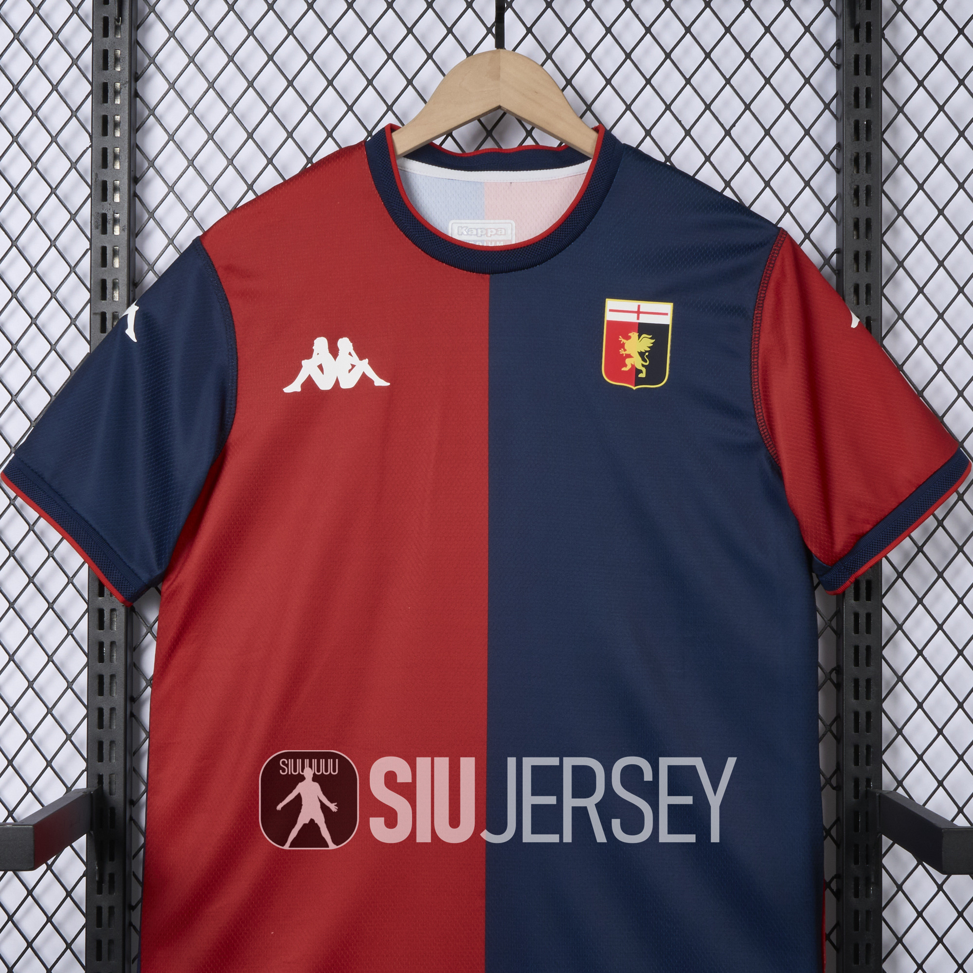 UltraTrikot-Genoa 24-25 Home Unsponsored Jersey - Fans Version
