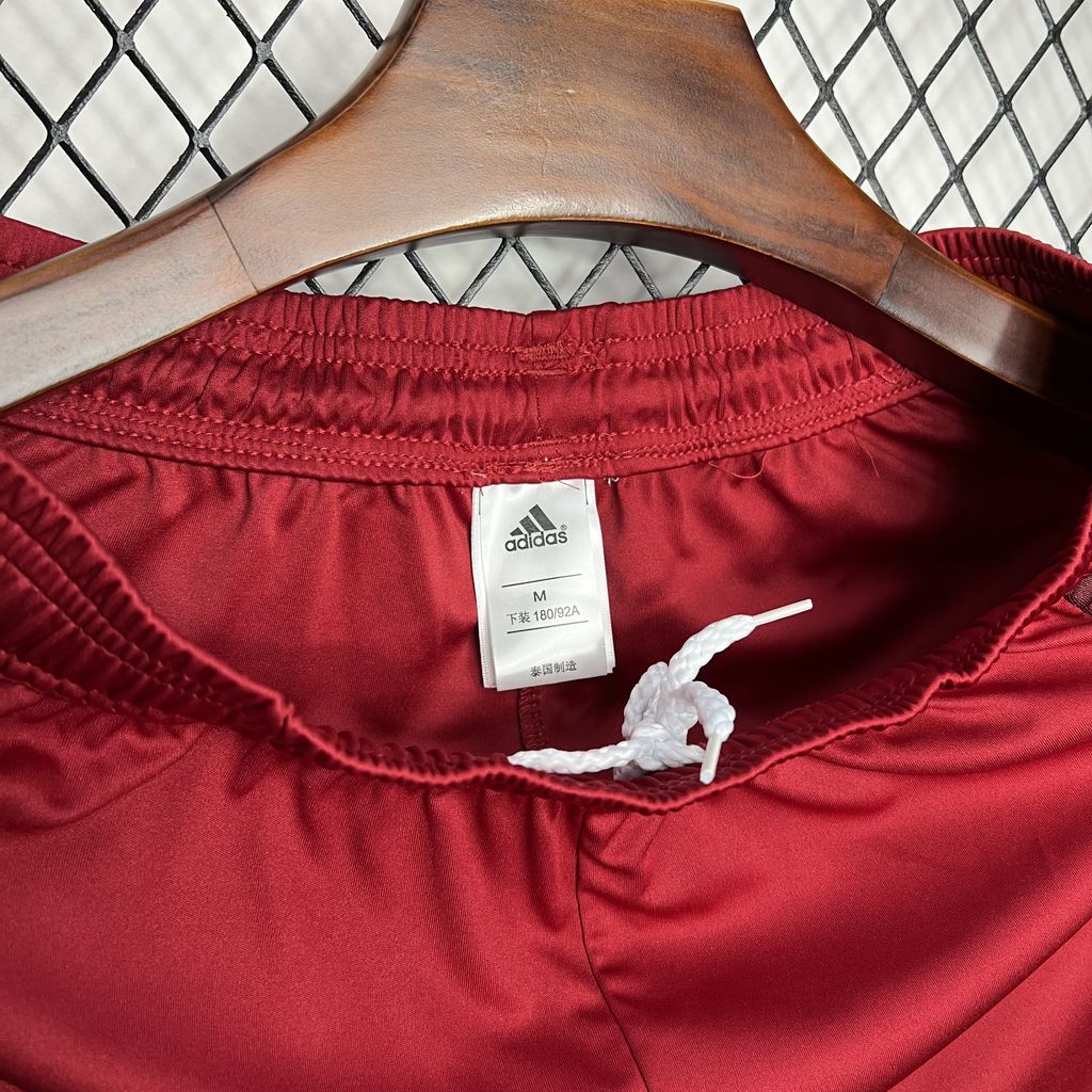 JerseysGala.com | AS Roma 24-25 Home Stadium Shorts - Fans Version -Customize Name, Number and Patch | Worldwide Shipping