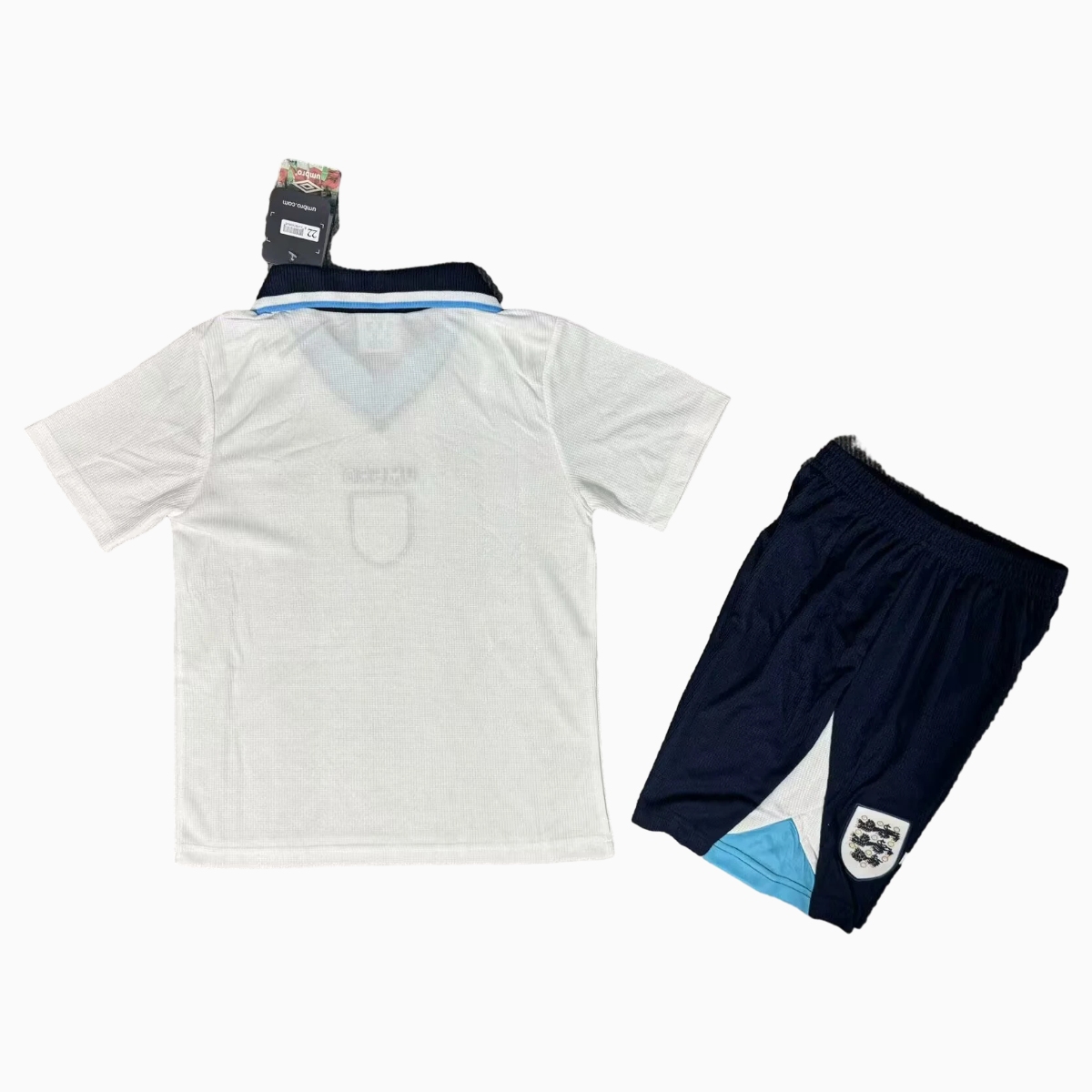 ManixJersey.com | Retro England 1996 Home Kids Kit -Customize Name, Number and Patch | Worldwide Shipping