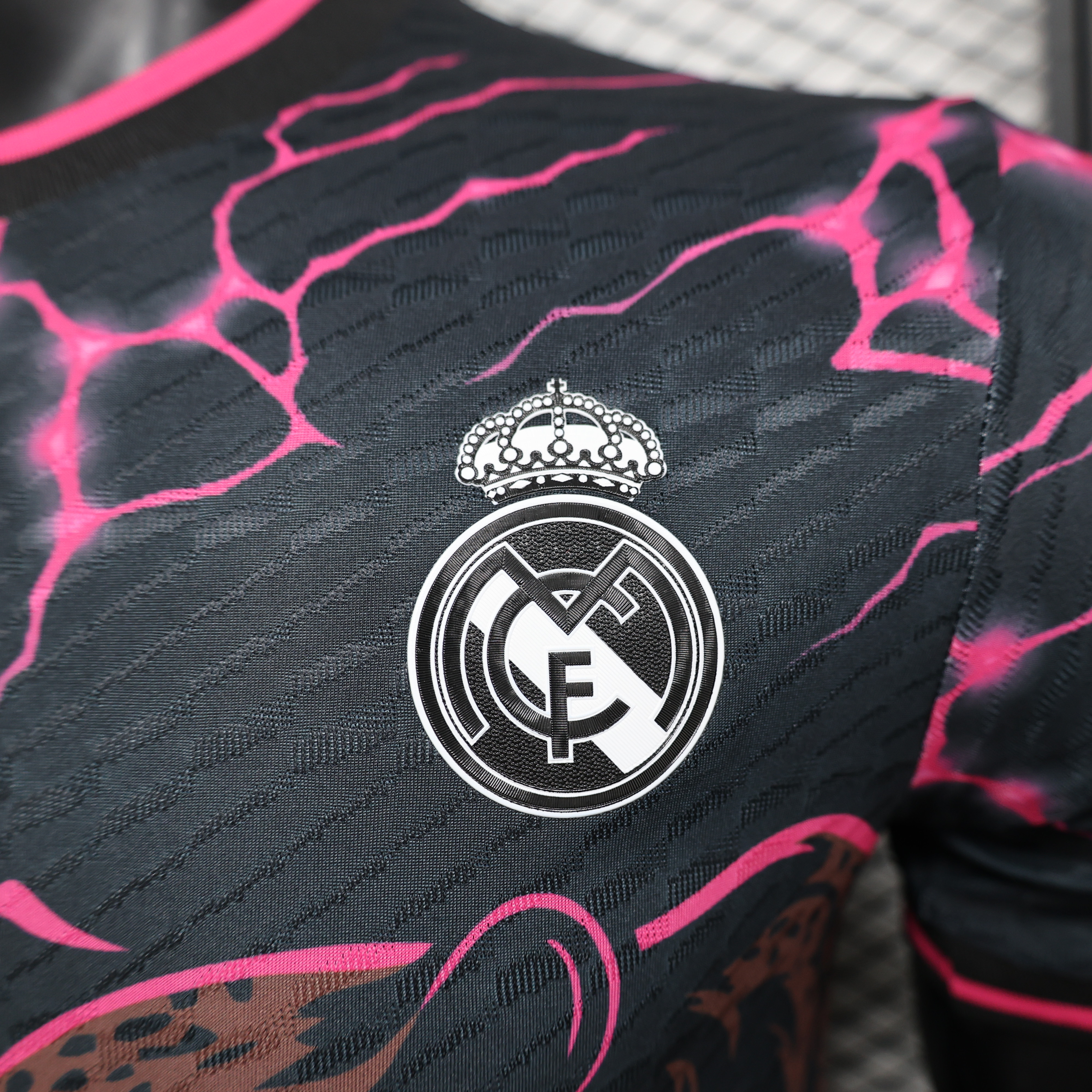JerseysGala.com | Real Madrid 24-25 Leopard Special Edition Black Jersey - Player Version -Customize Name, Number and Patch | Worldwide Shipping