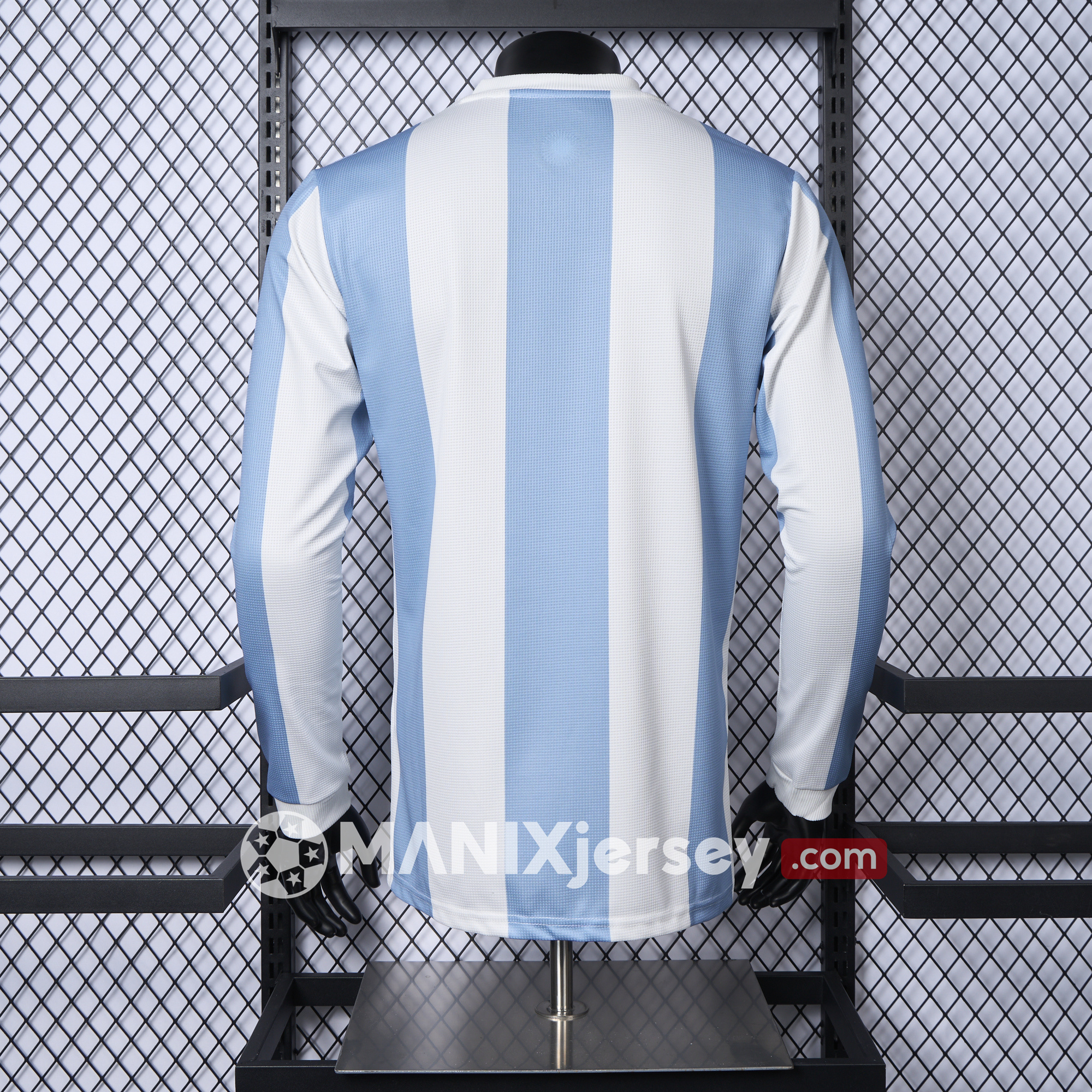 ManixJersey.com | Argentina 24-25 Adi 50 Years Anniversary Long Sleeve Jersey - Player Version -Customize Name, Number and Patch | Worldwide Shipping